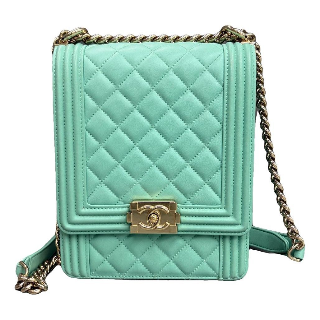 North South Boy leather handbag