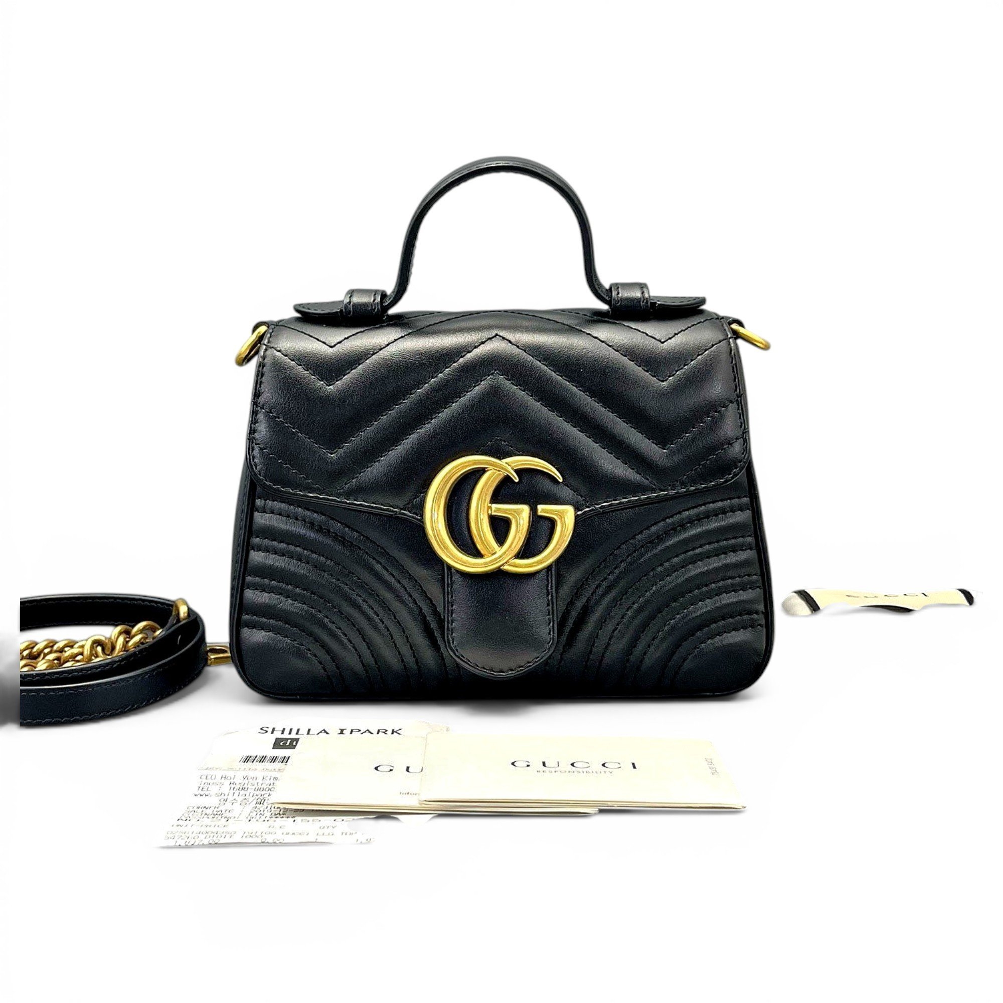 Leather handbag