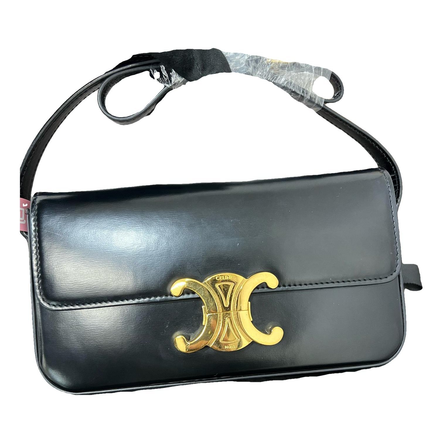 Triomphe leather handbag