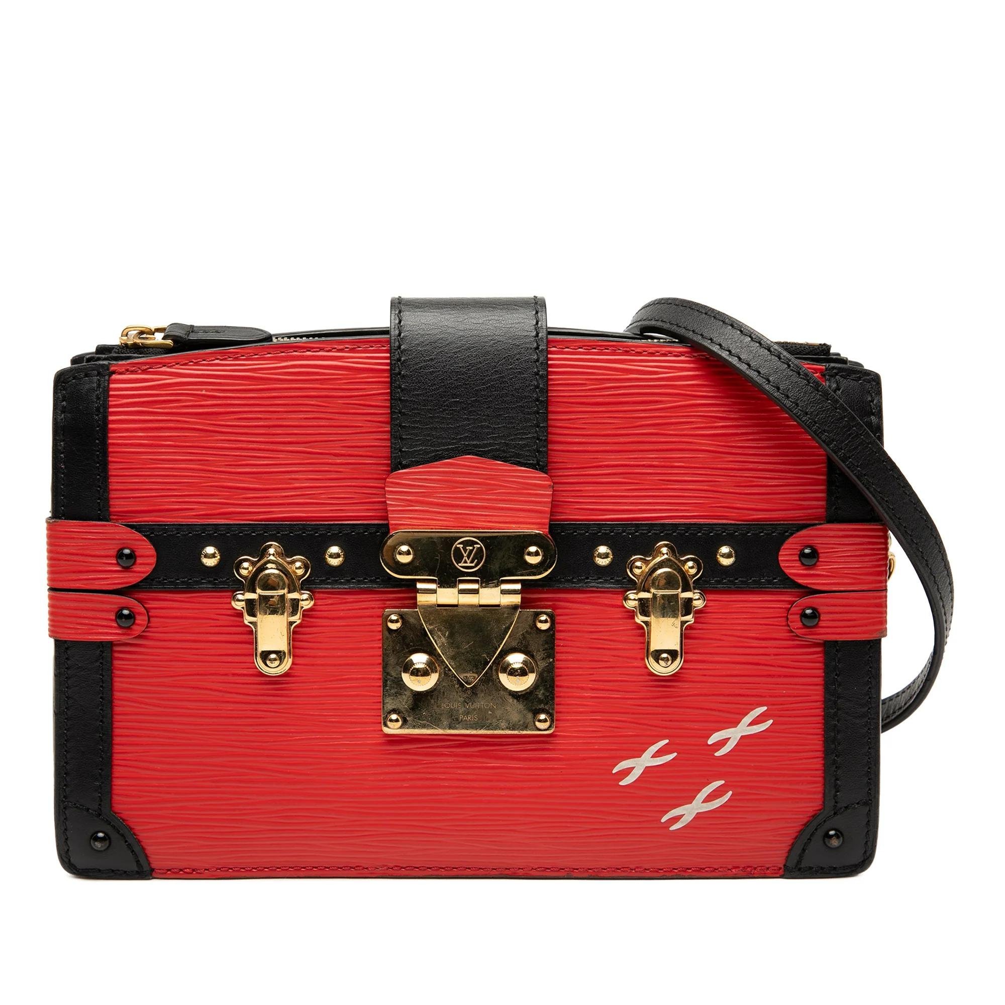 Leather clutch bag