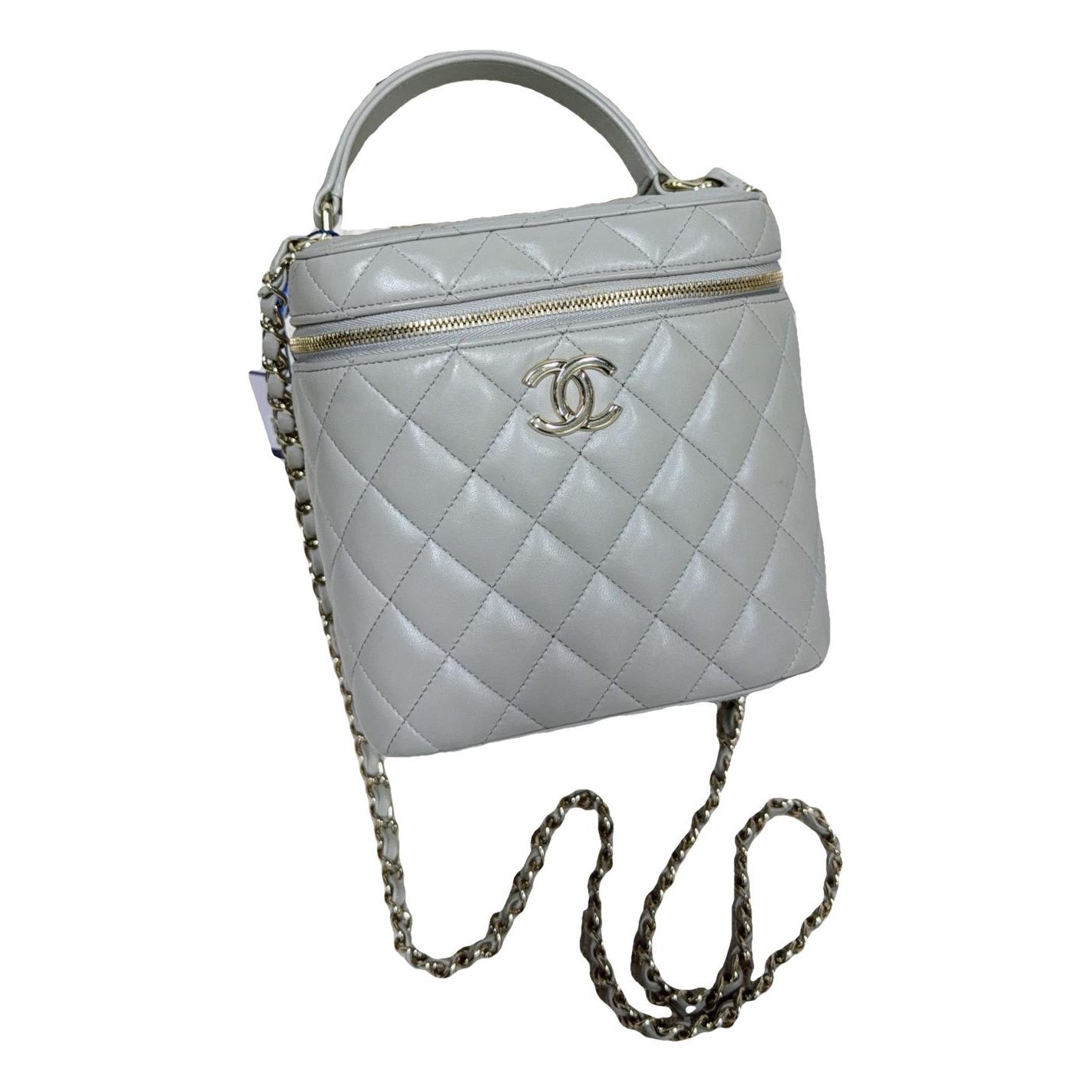 Trendy CC Vanity leather handbag