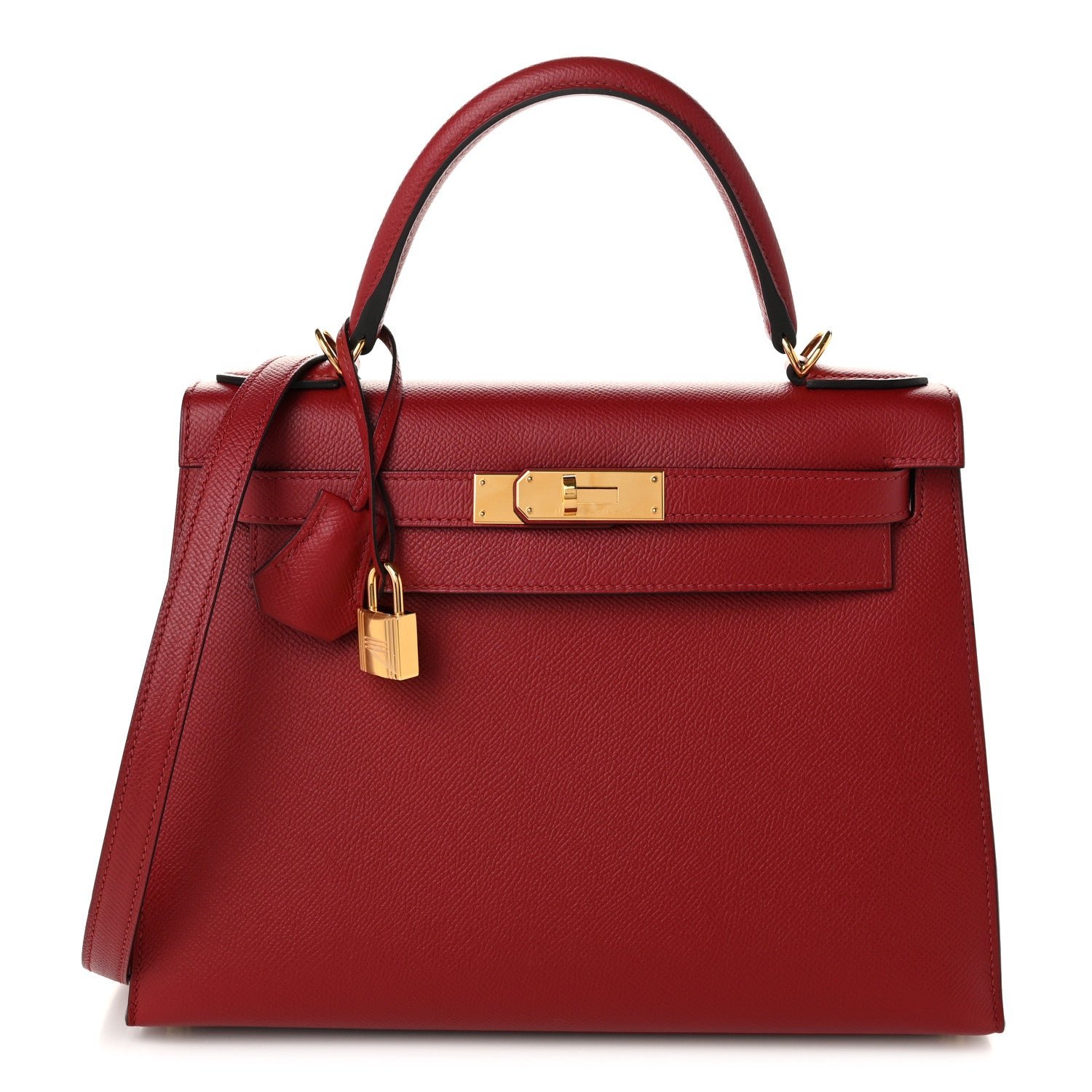 Hermes Epsom Kelly Sellier 28 Rouge Grenat
