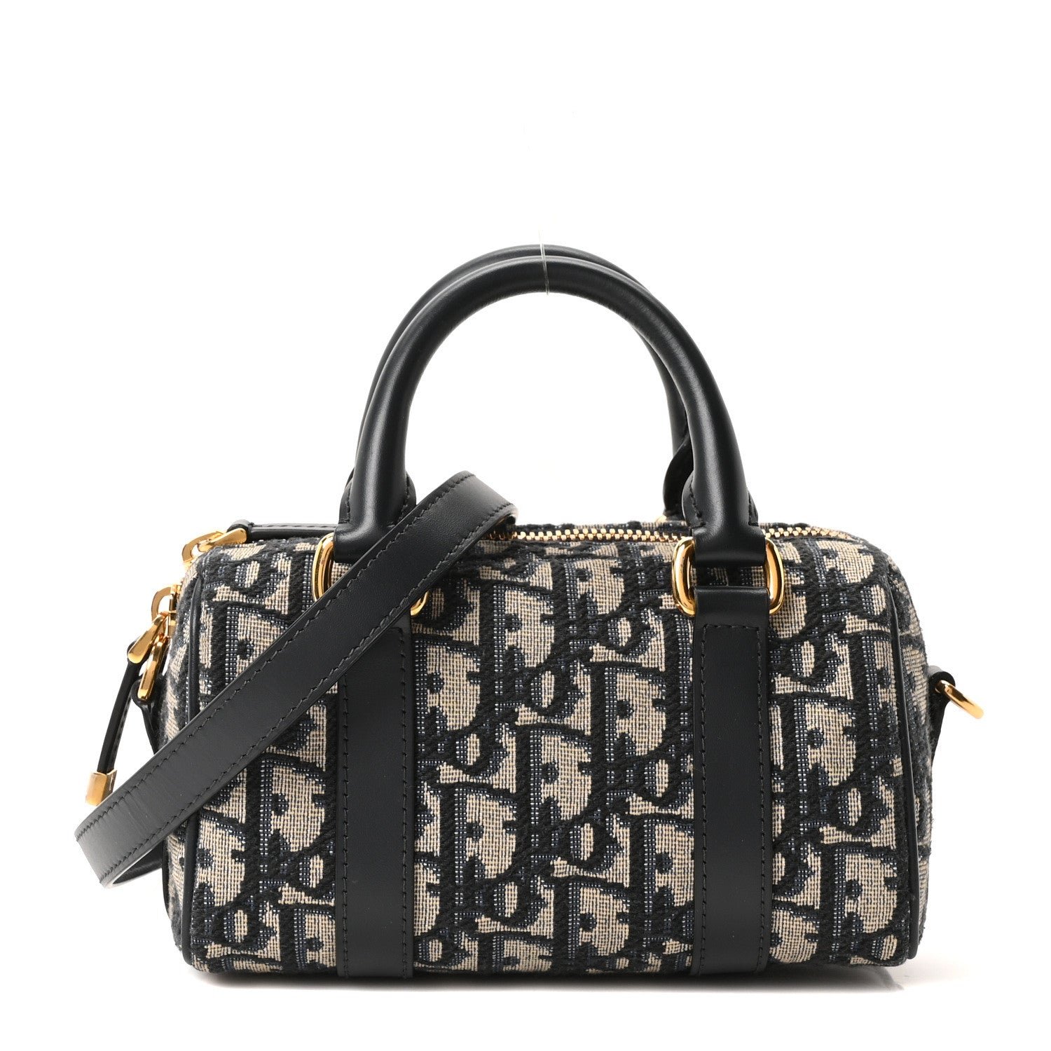 Christian Dior Oblique Nano Groove 17 Bag Blue