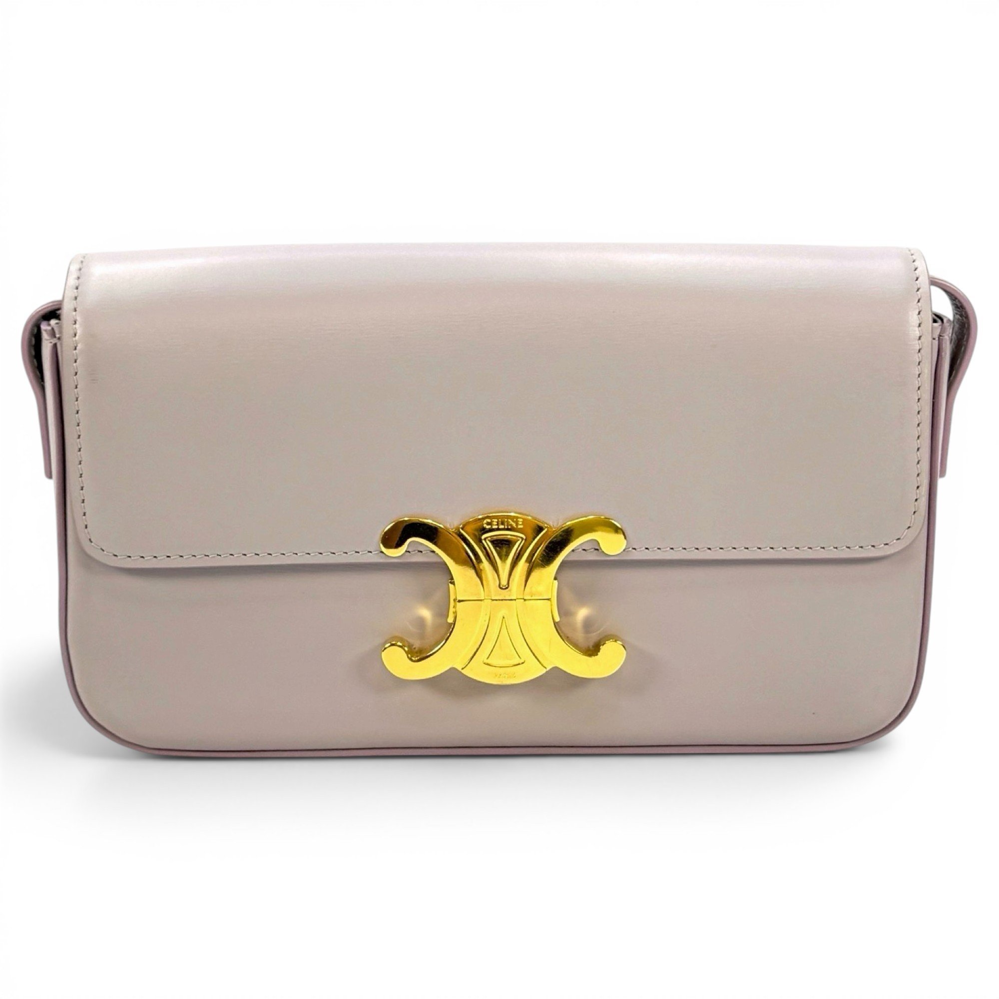 Celine Triomphe leather handbag
