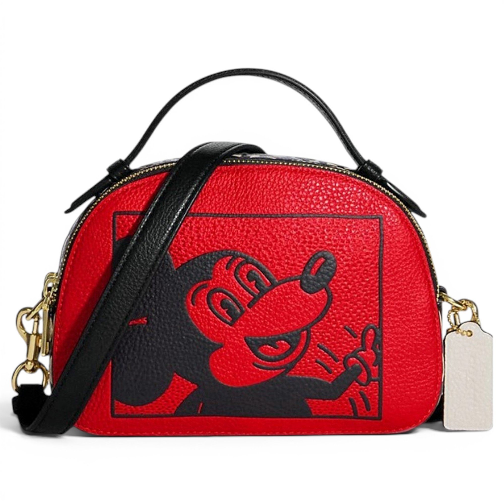 Leather crossbody bag