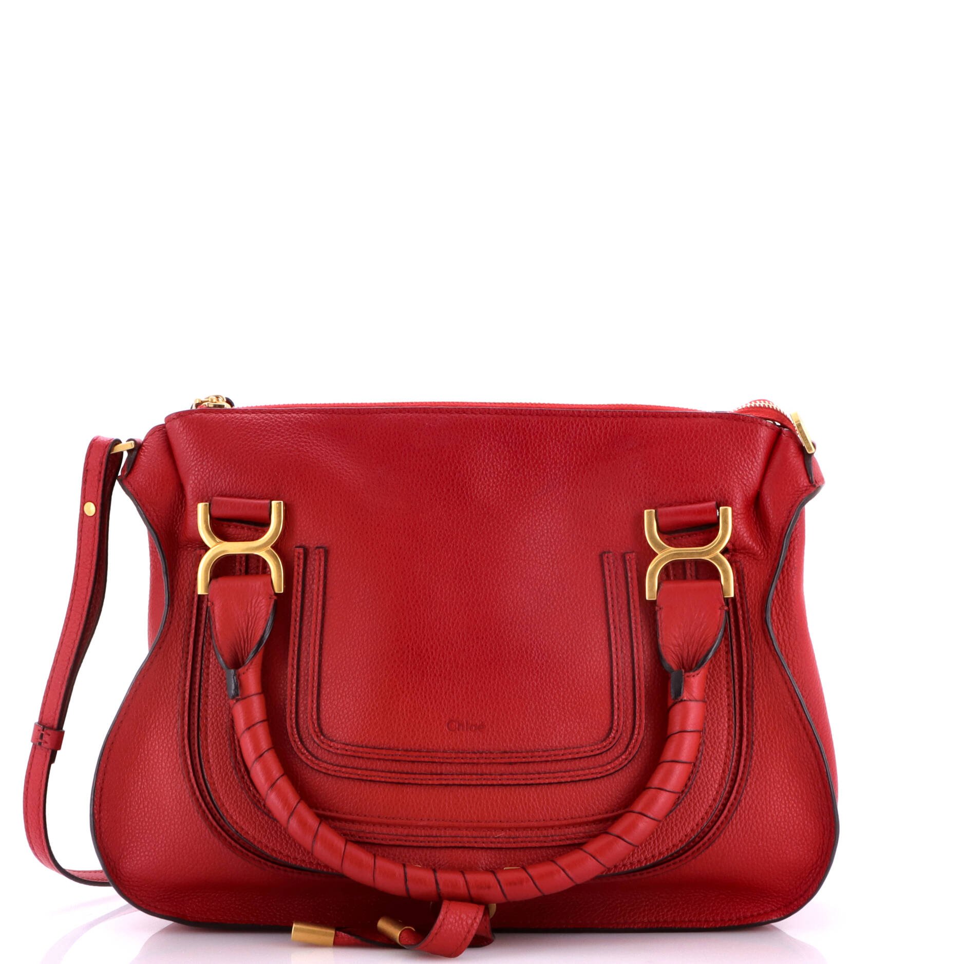 Marcie Satchel Leather Medium