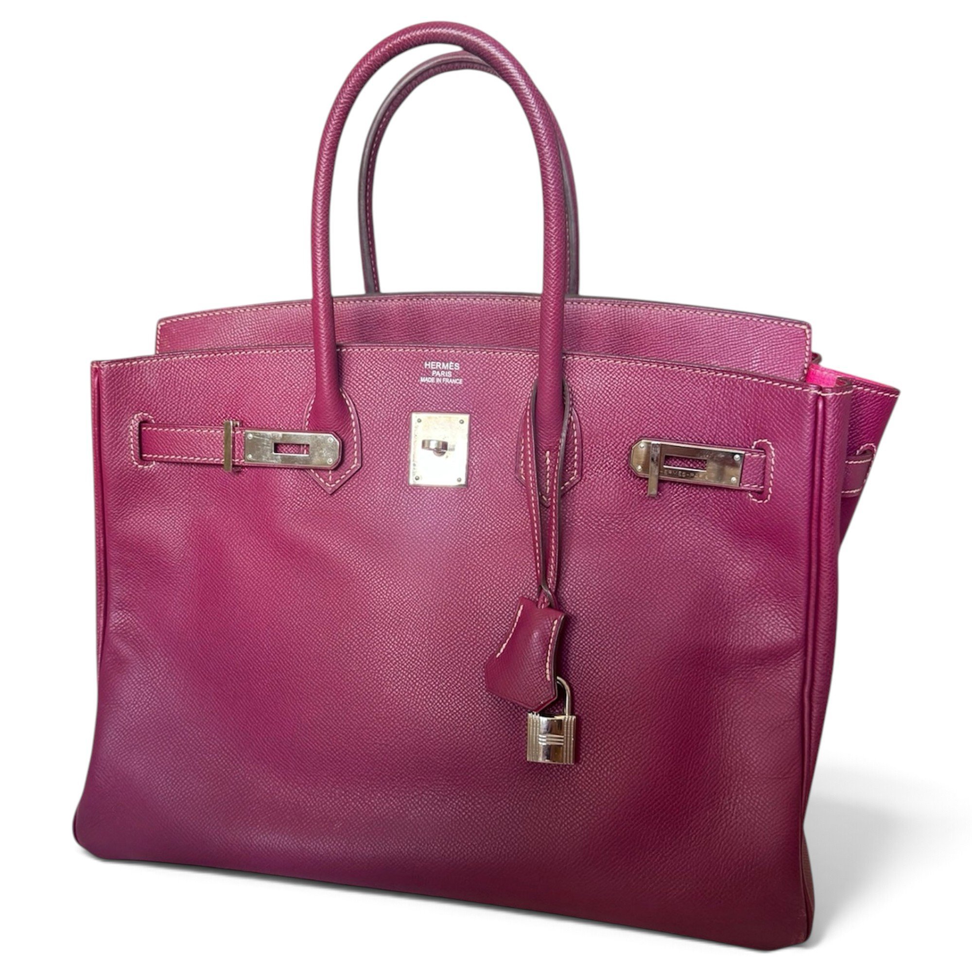 Birkin 35 leather handbag