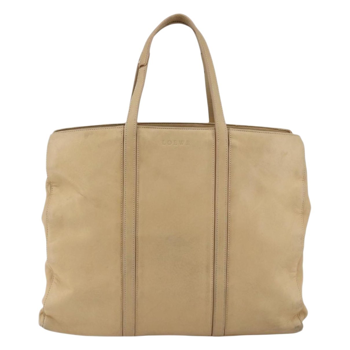 Leather tote