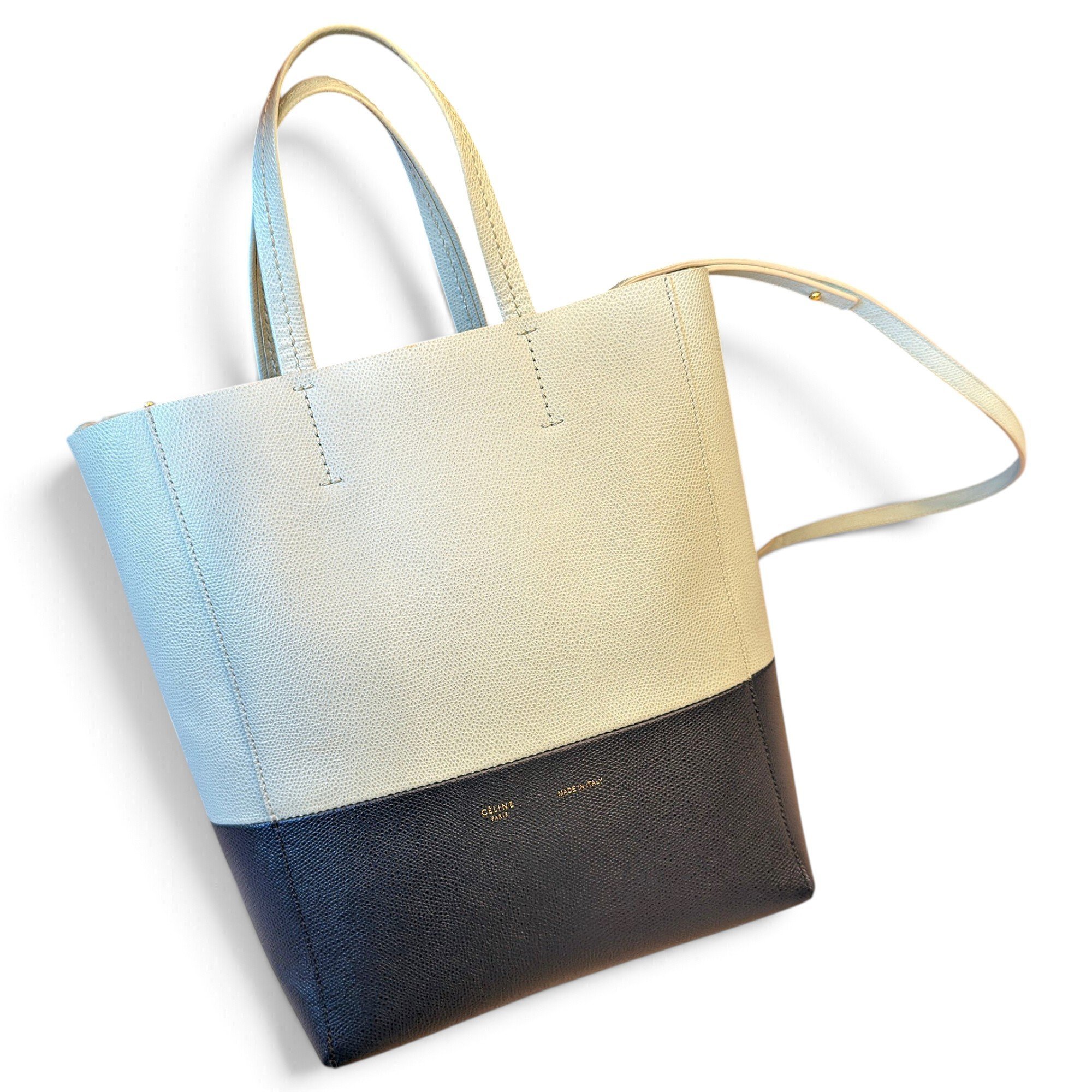 Cabas leather tote