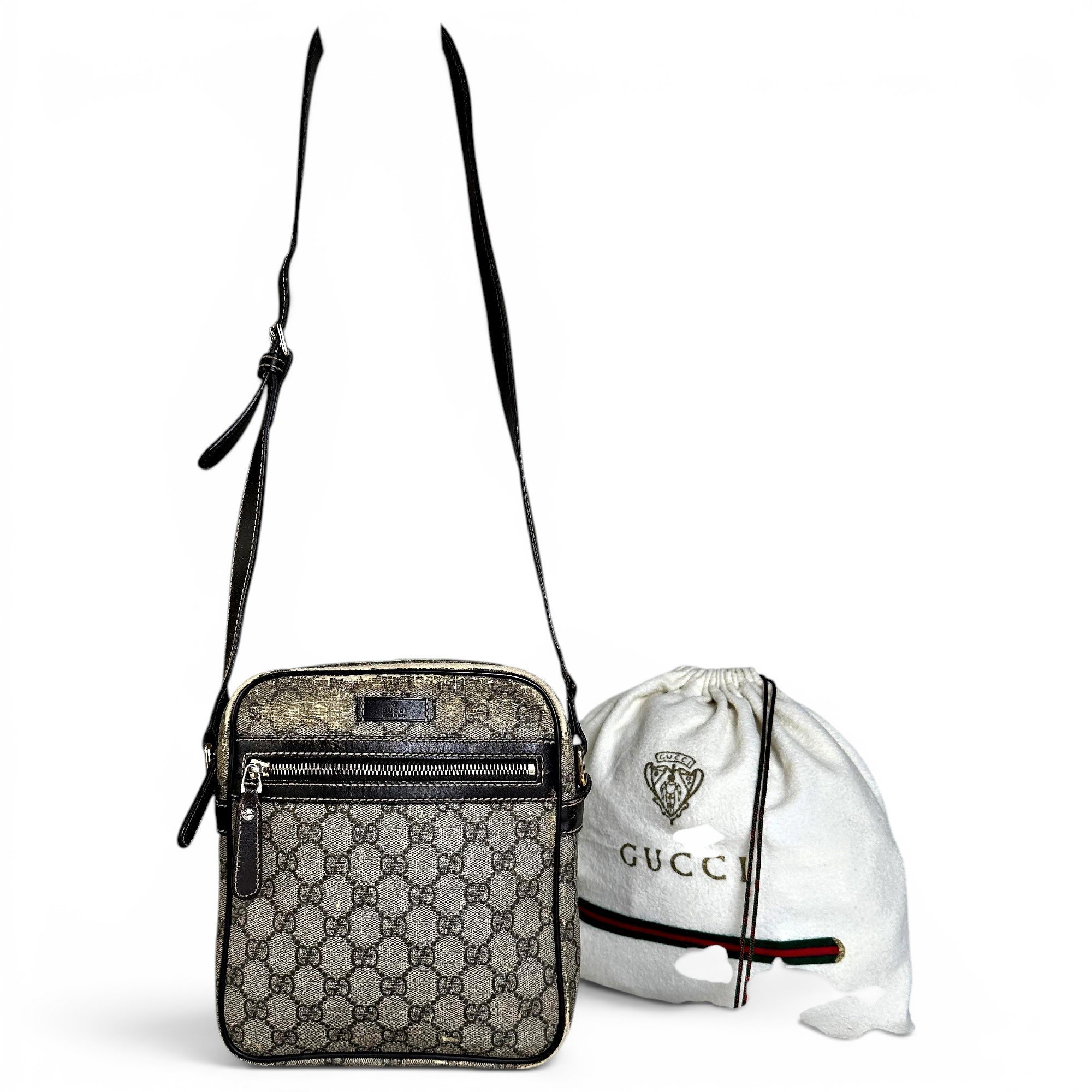Ophidia cloth crossbody bag