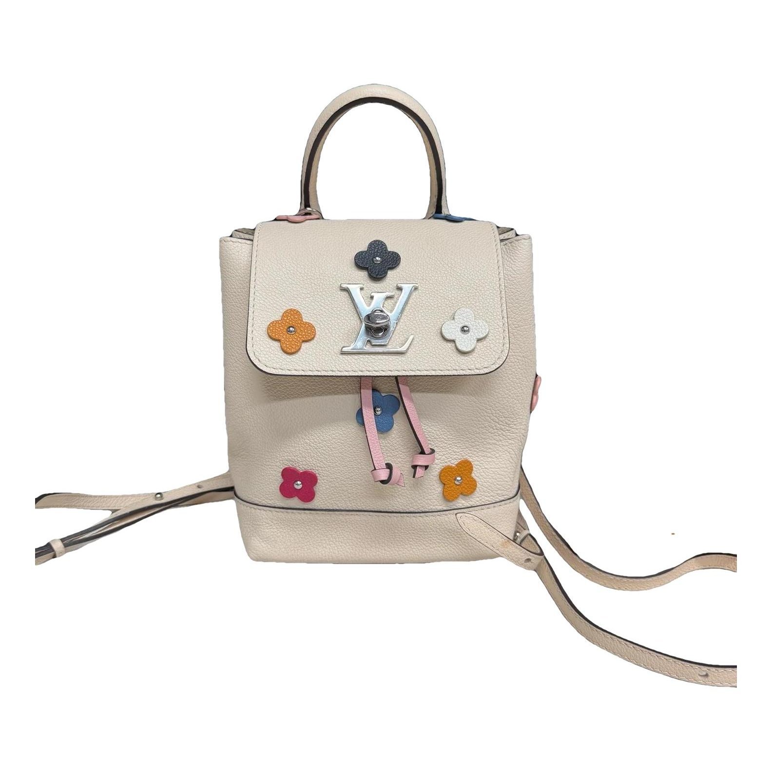 Lockme leather backpack