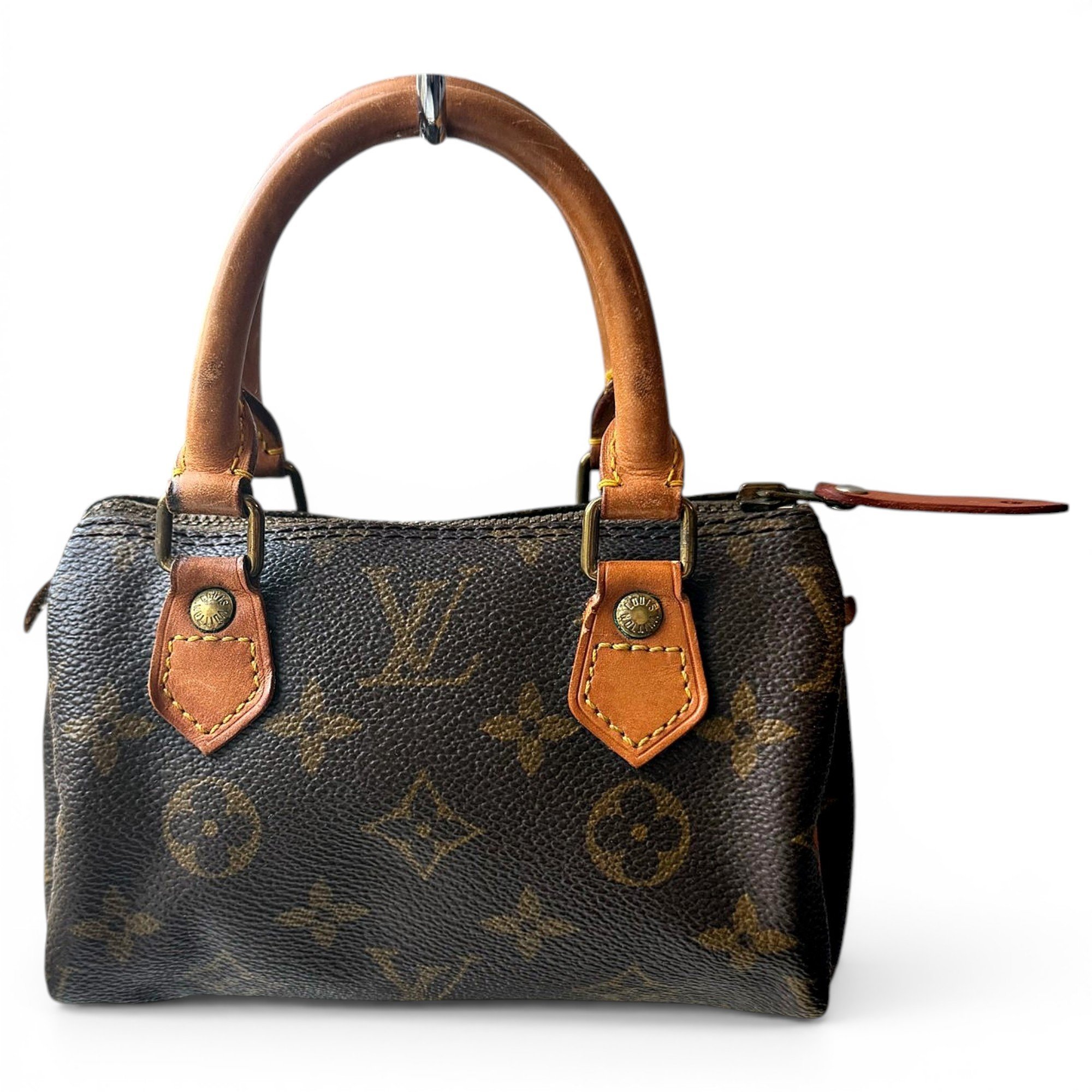 Speedy leather handbag