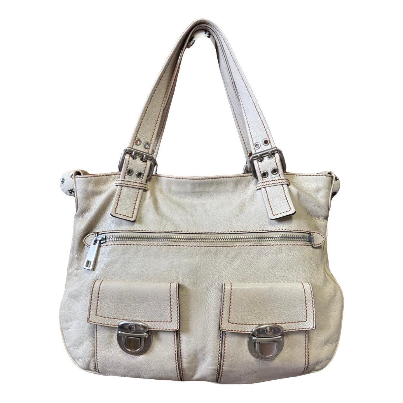 Leather tote