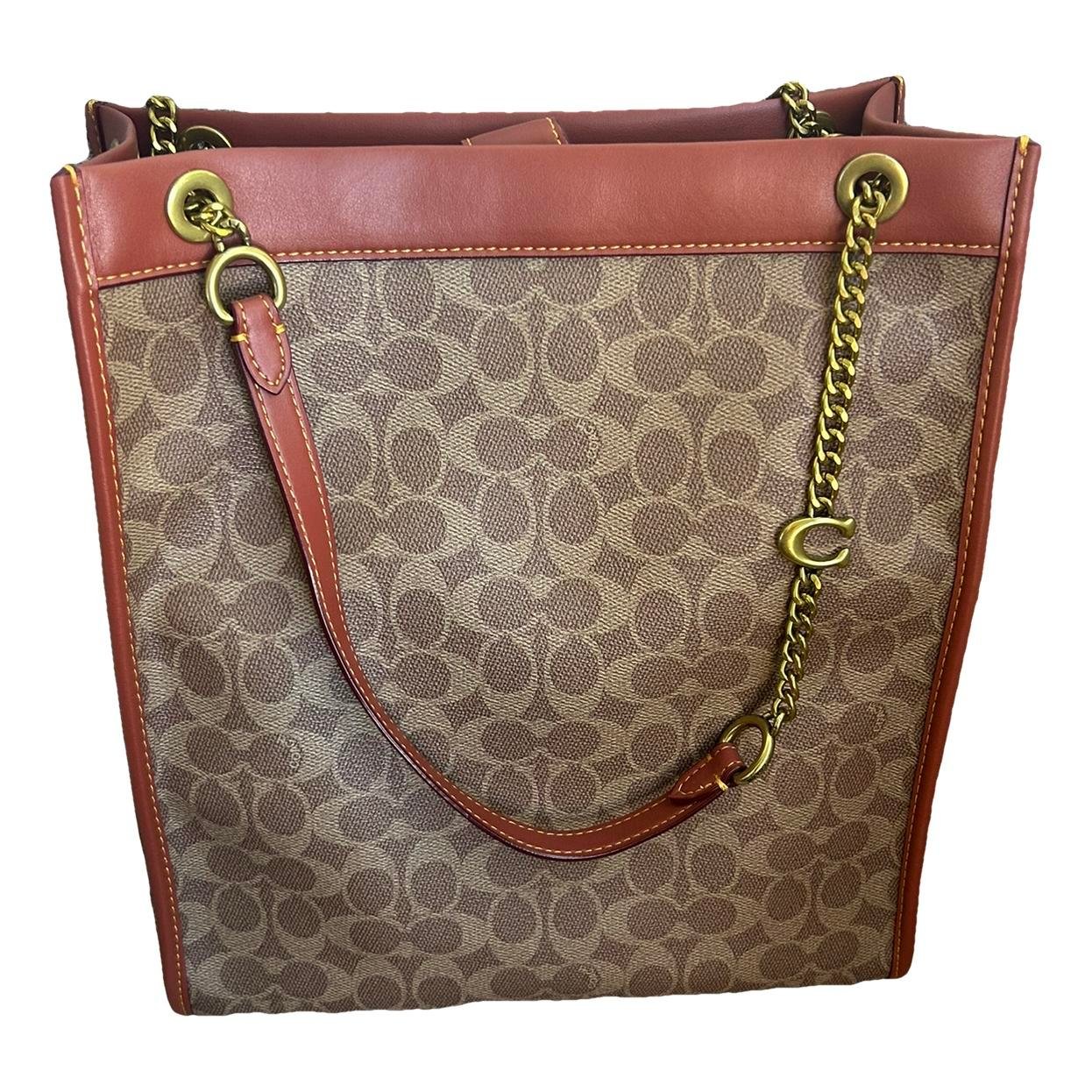 Leather tote