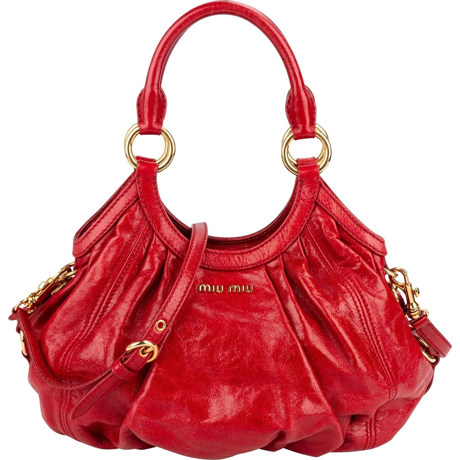 Coffer leather handbag