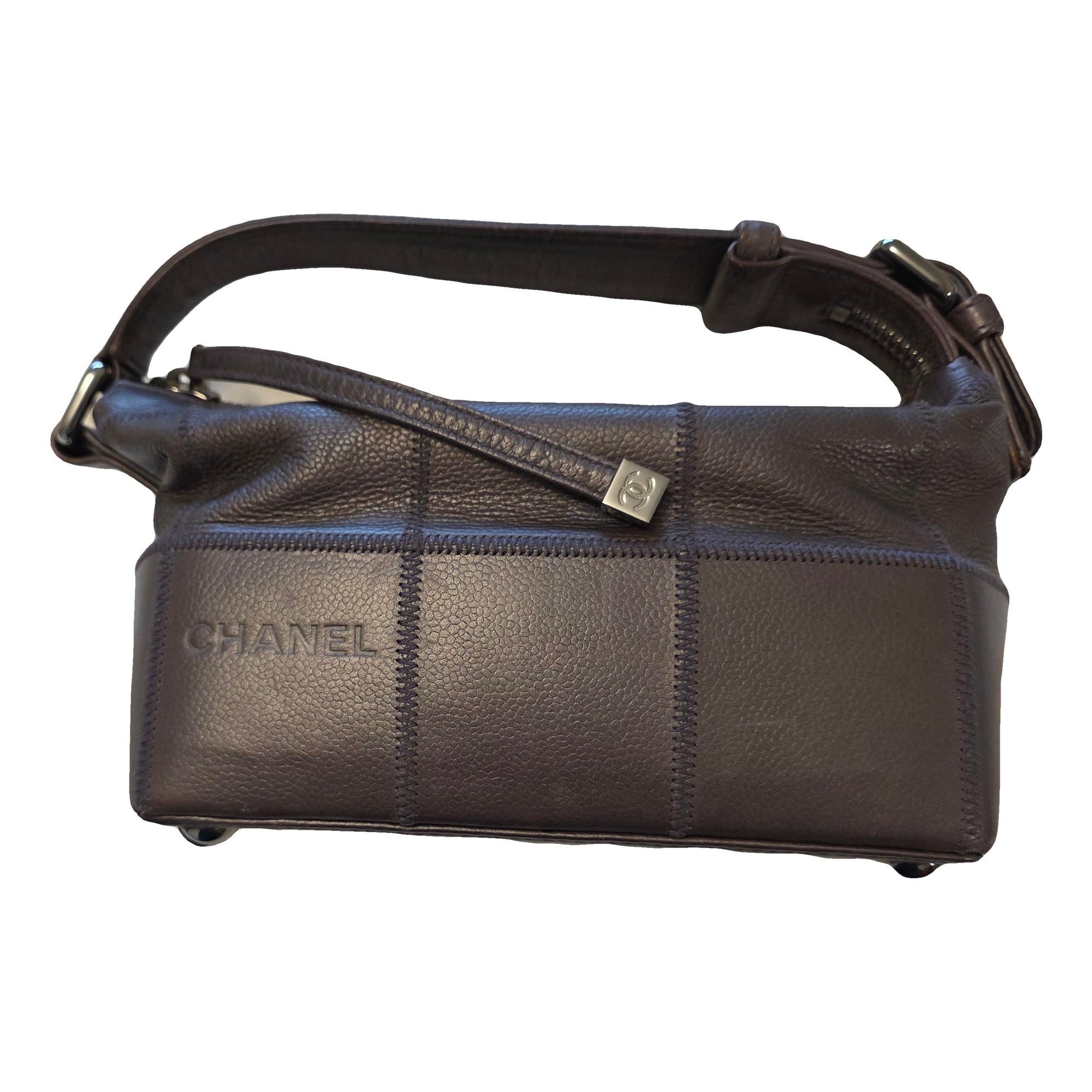 East West Chocolate Bar leather handbag