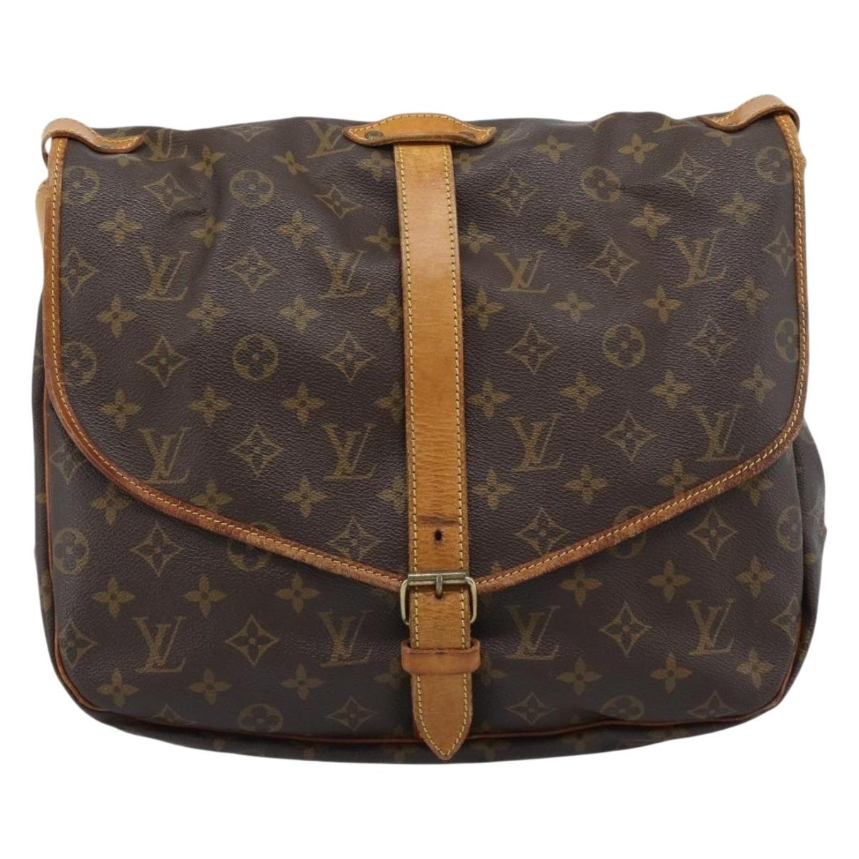 Louis Vuitton Saumur leather handbag