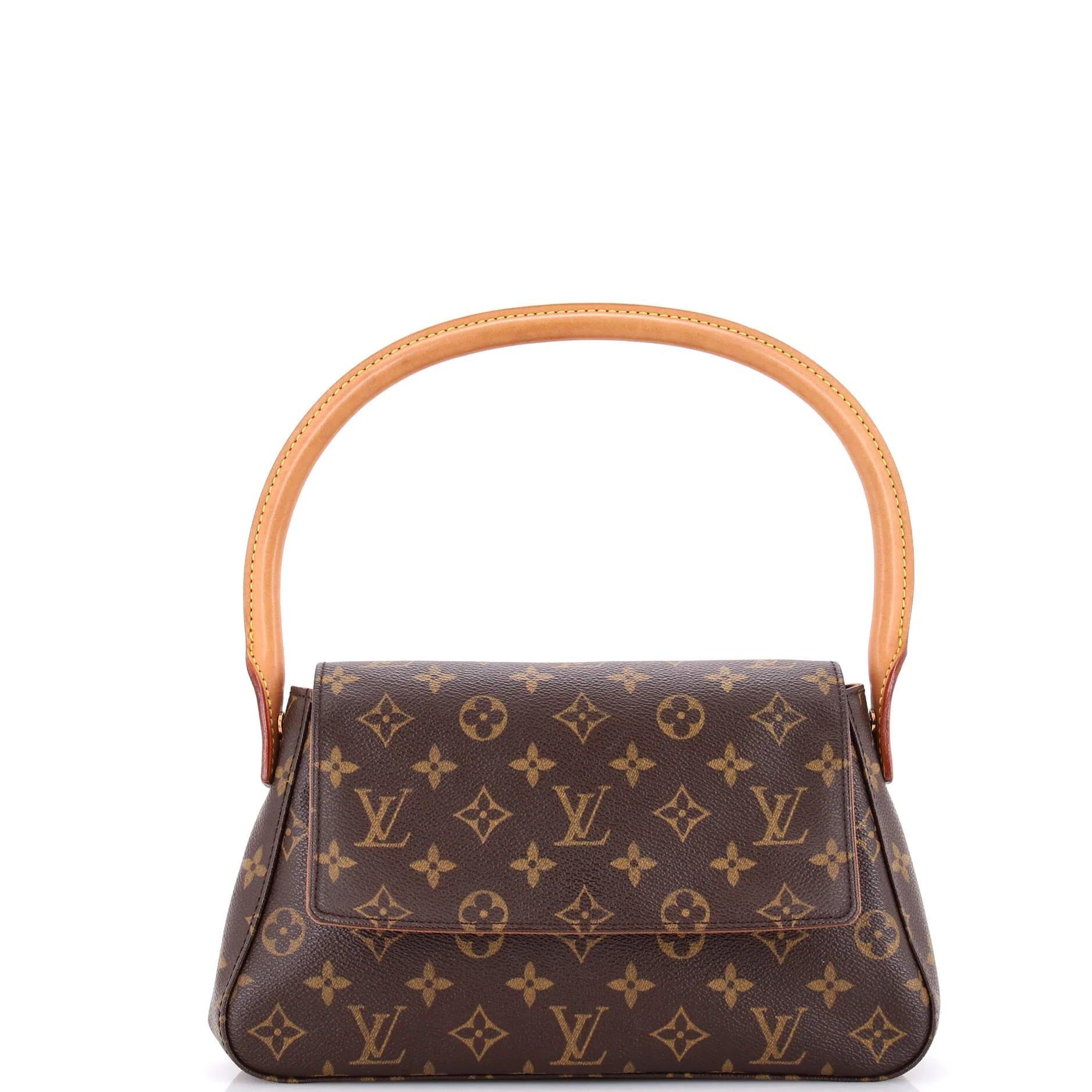 Looping cloth handbag