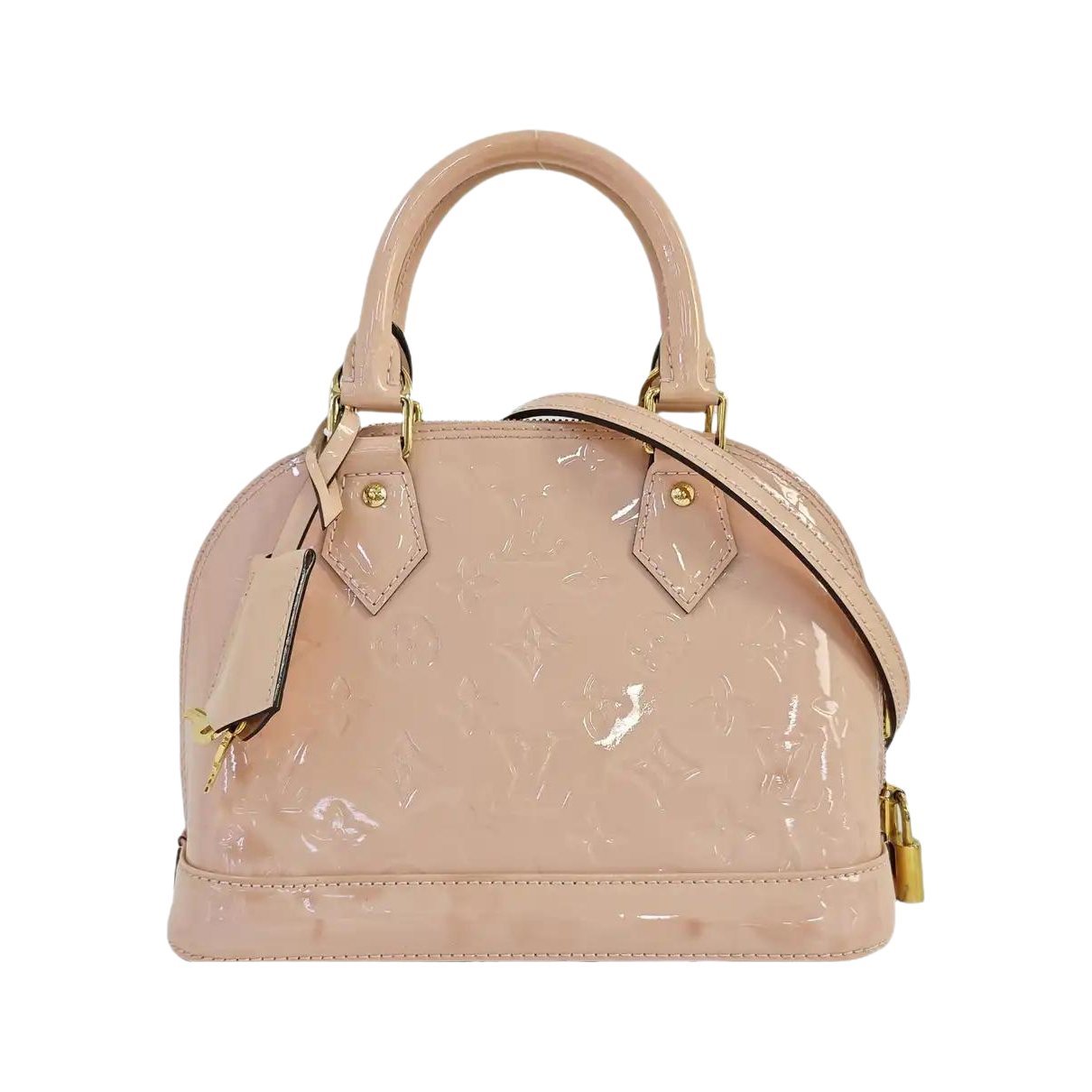 Alma BB patent leather handbag