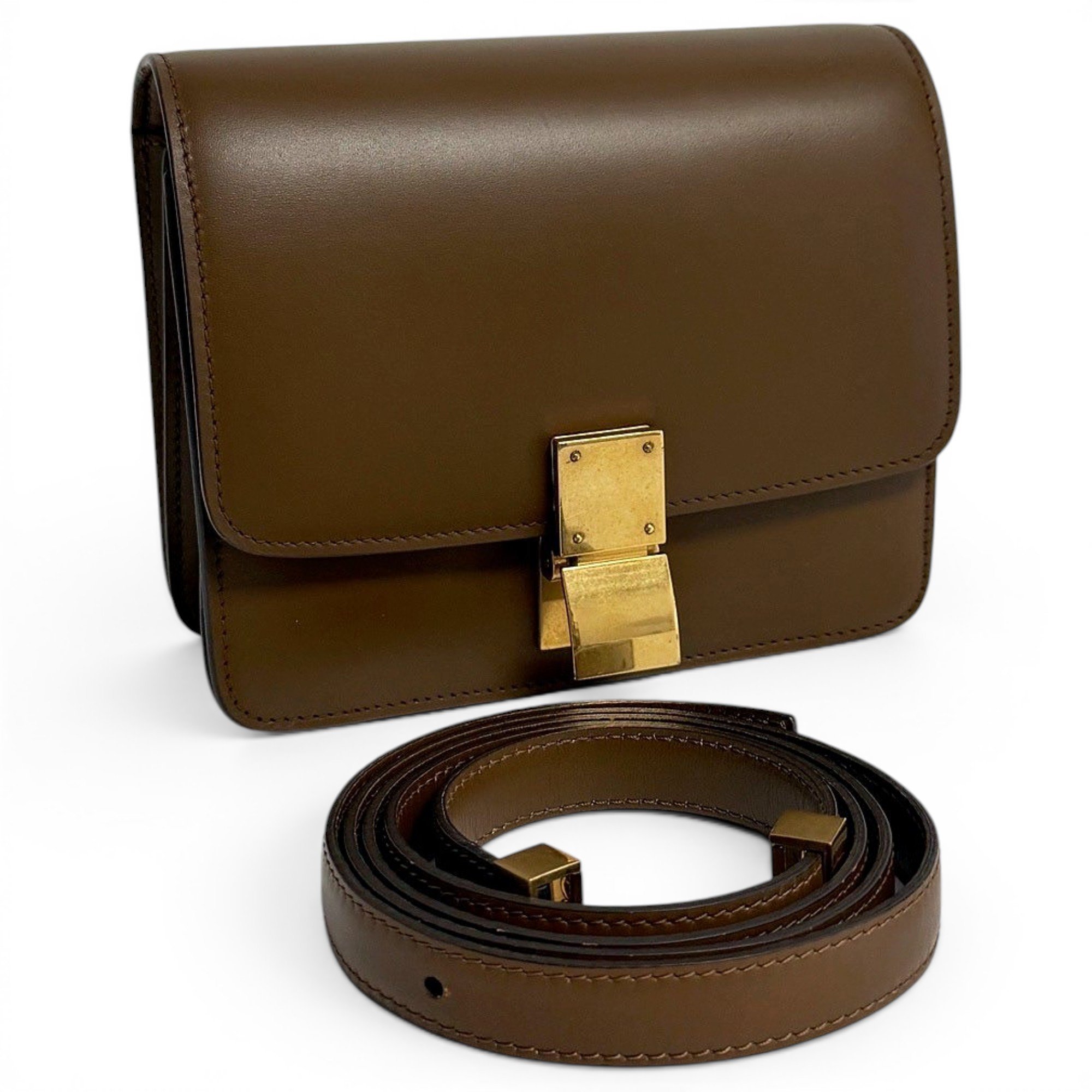 Classic leather handbag
