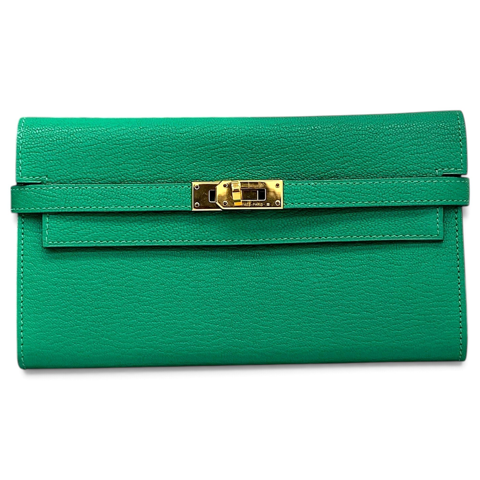 Kelly to go leather clutch bag