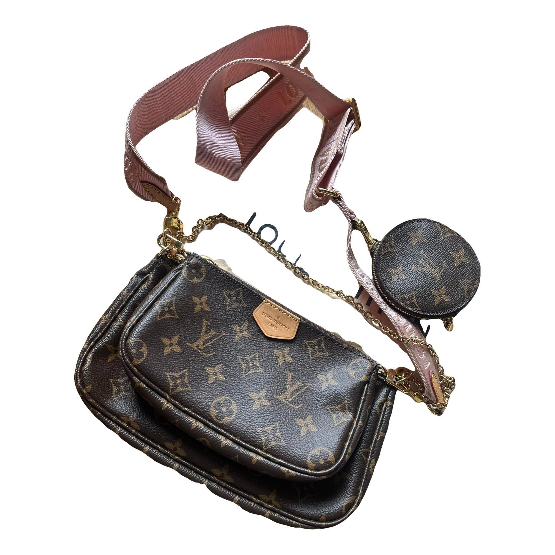 Multi Pochette Accessoires leather handbag