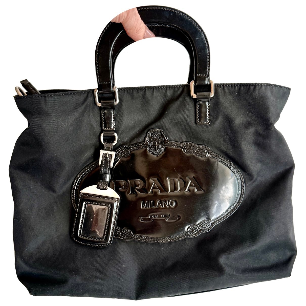 Leather handbag