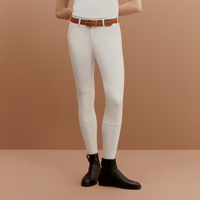 Blanc Calça De Montaria Jump
