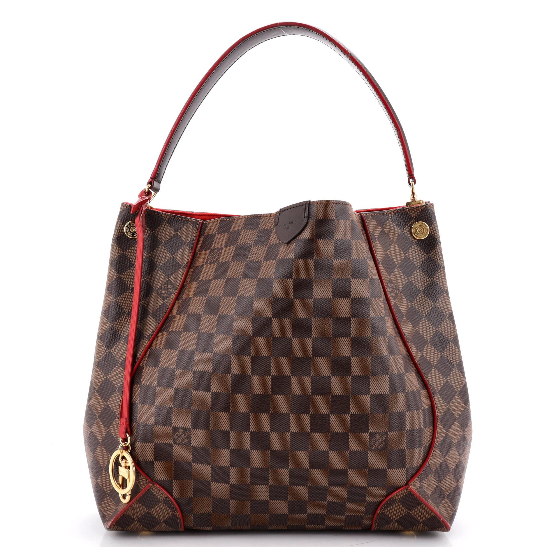 Caissa Hobo Damier with Leather