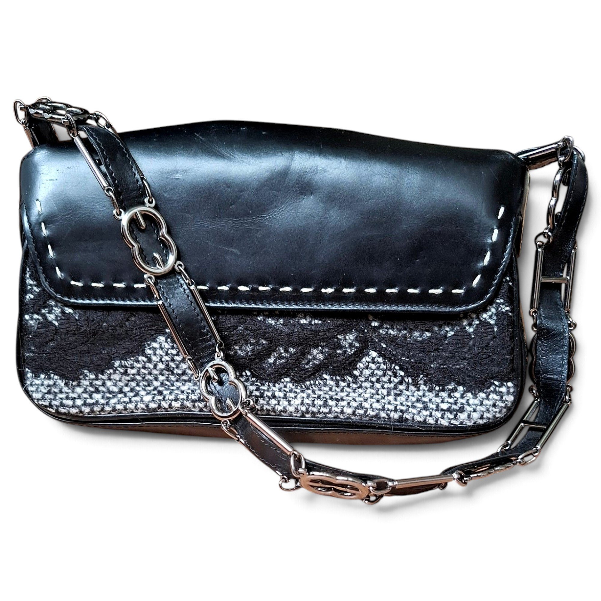 Heart bag leather handbag