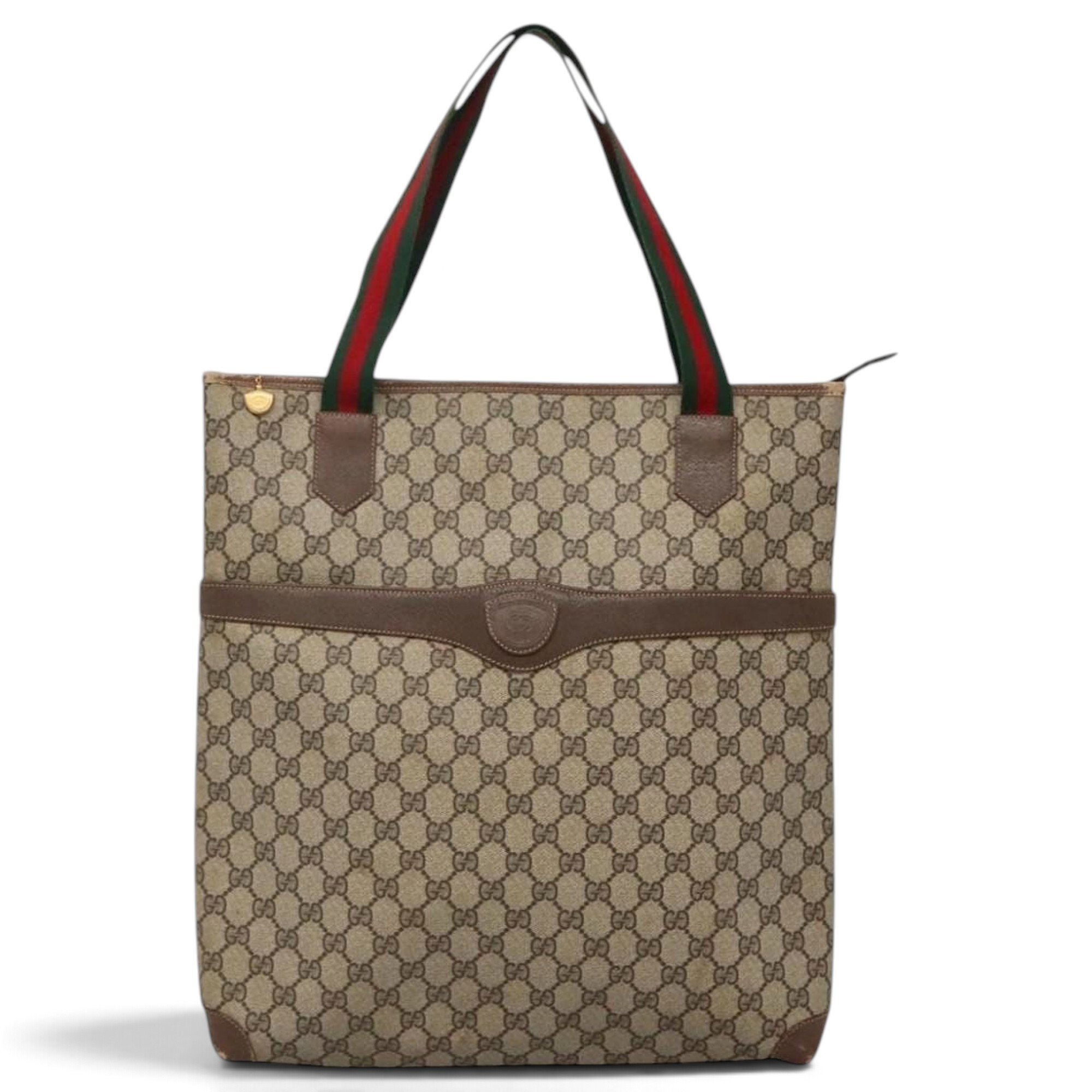 Leather tote