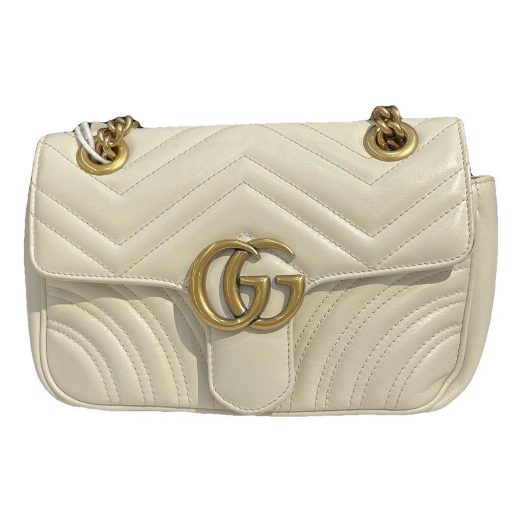 GG Marmont Flap leather crossbody bag