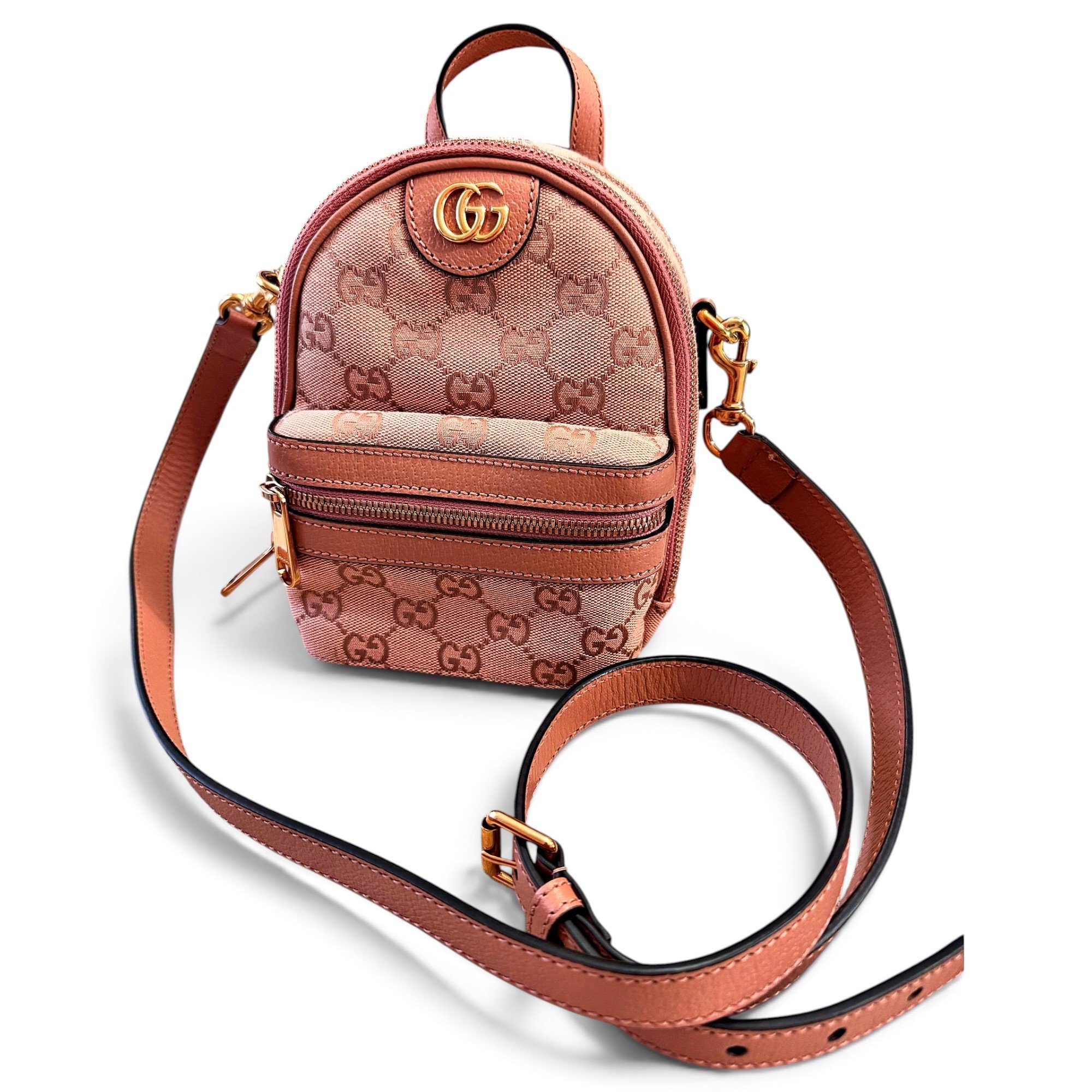 Leather backpack
