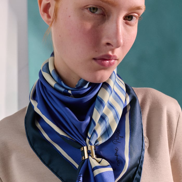 H Perle Scarf Ring