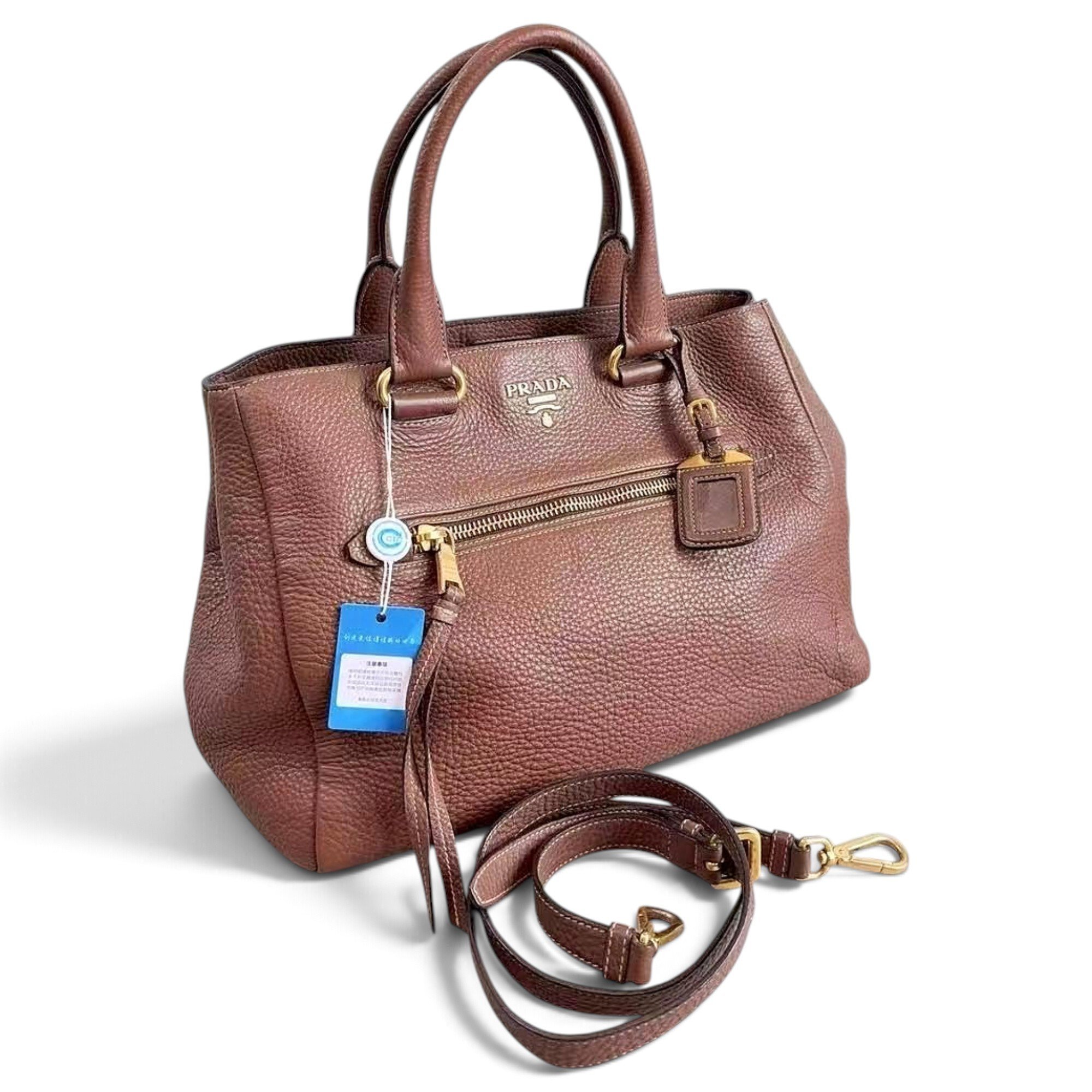 Galleria leather handbag