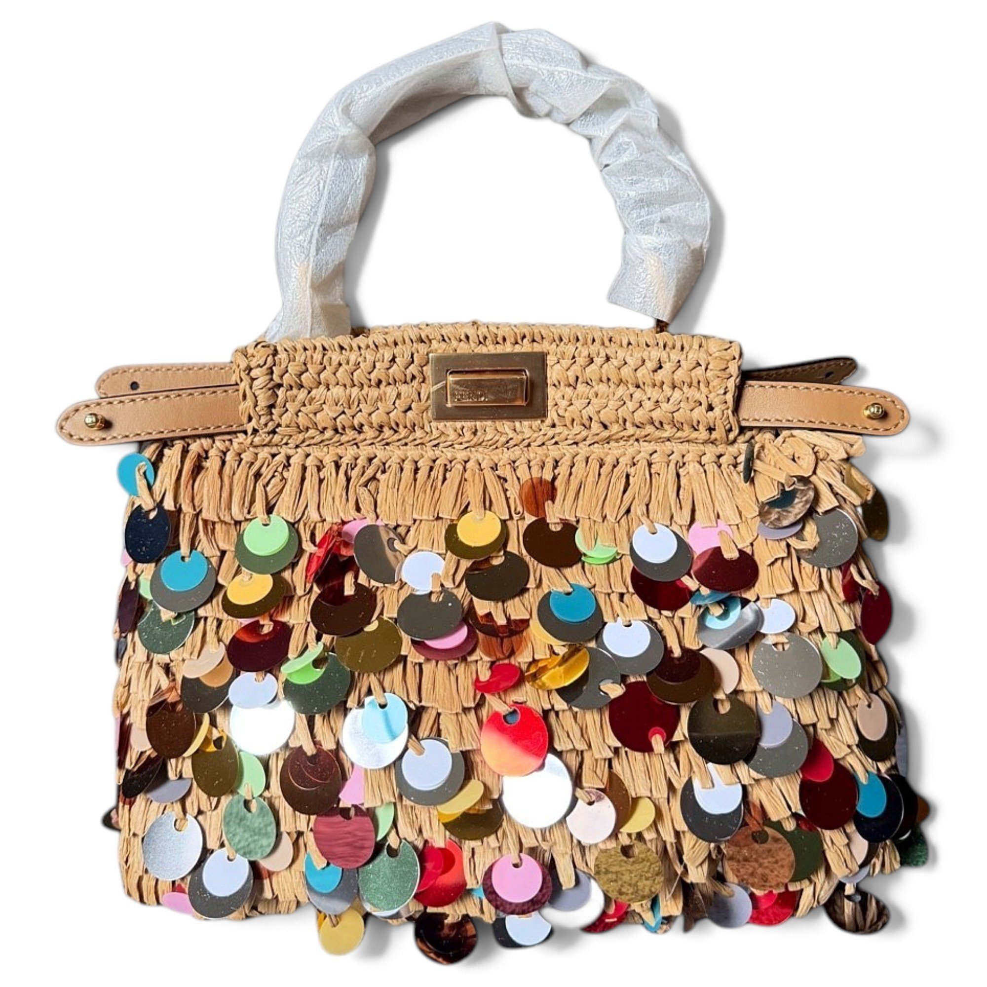 Peekaboo cloth handbag