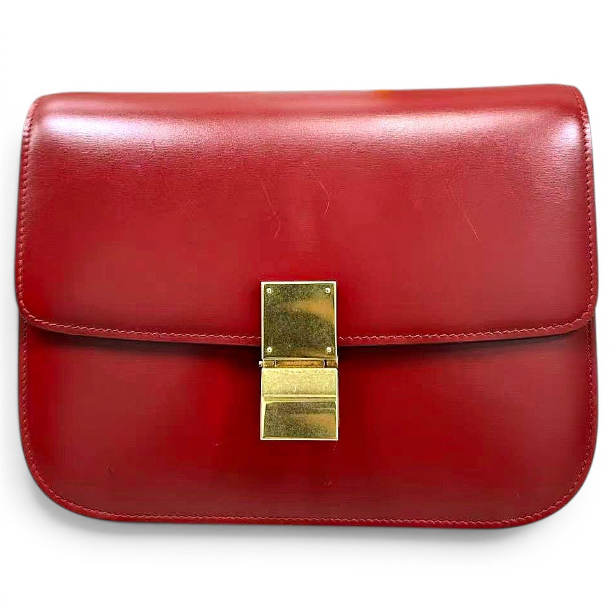 Classic leather handbag