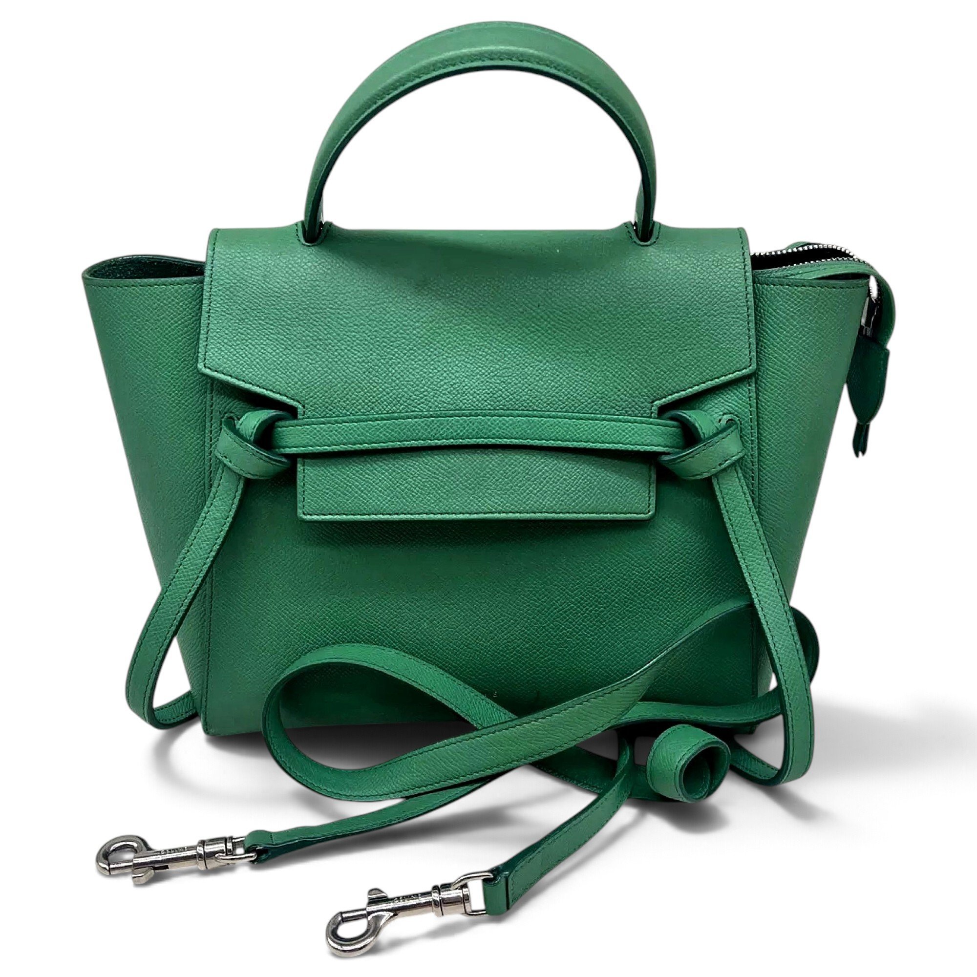 Belt leather tote
