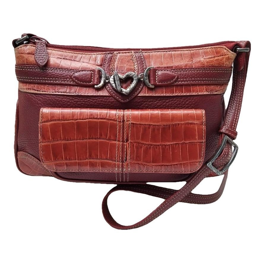 Leather crossbody bag