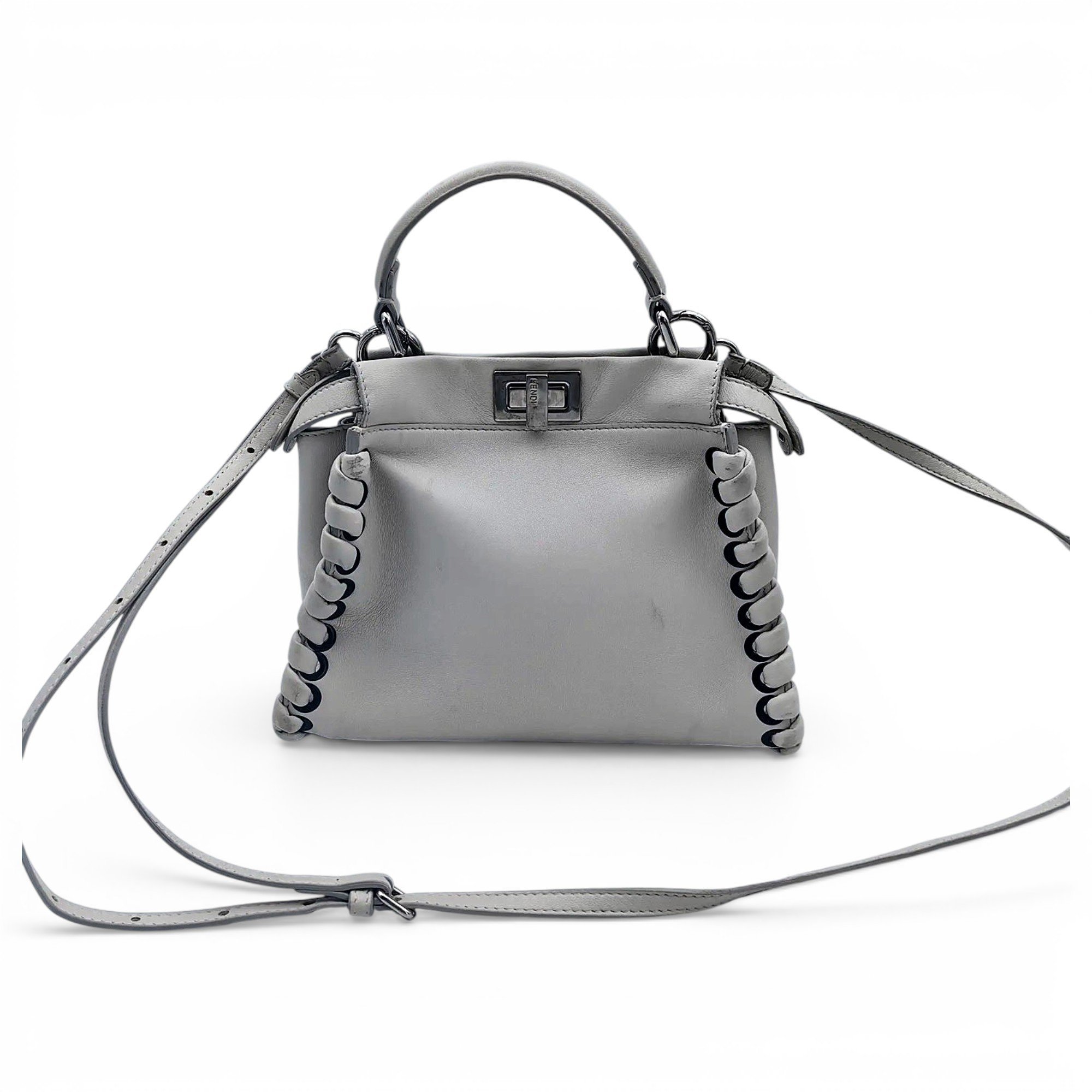 Peekaboo leather handbag