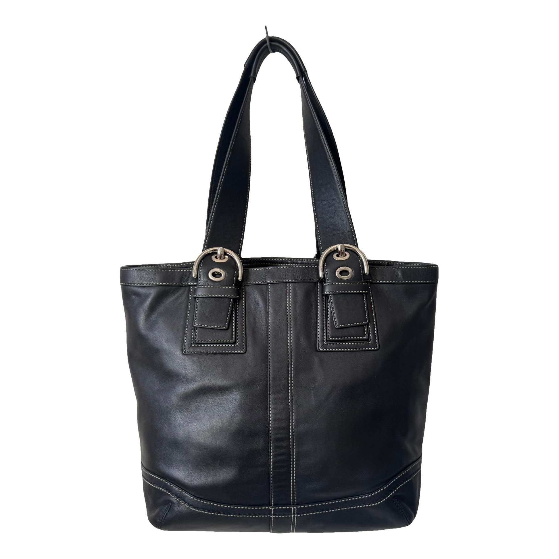 Leather handbag