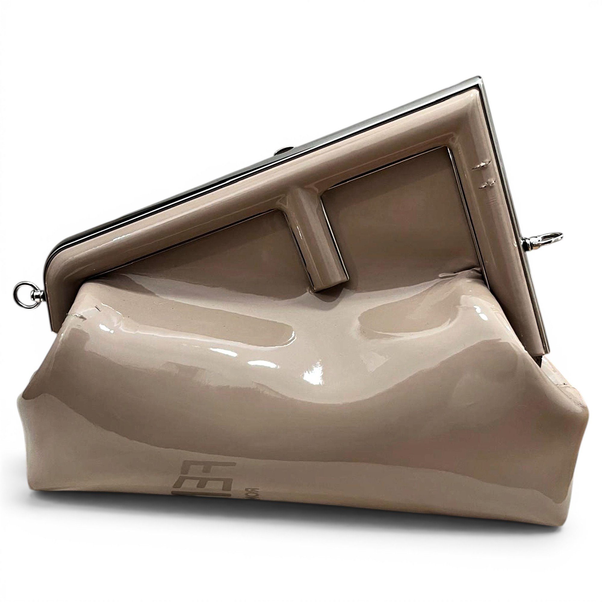 First leather handbag