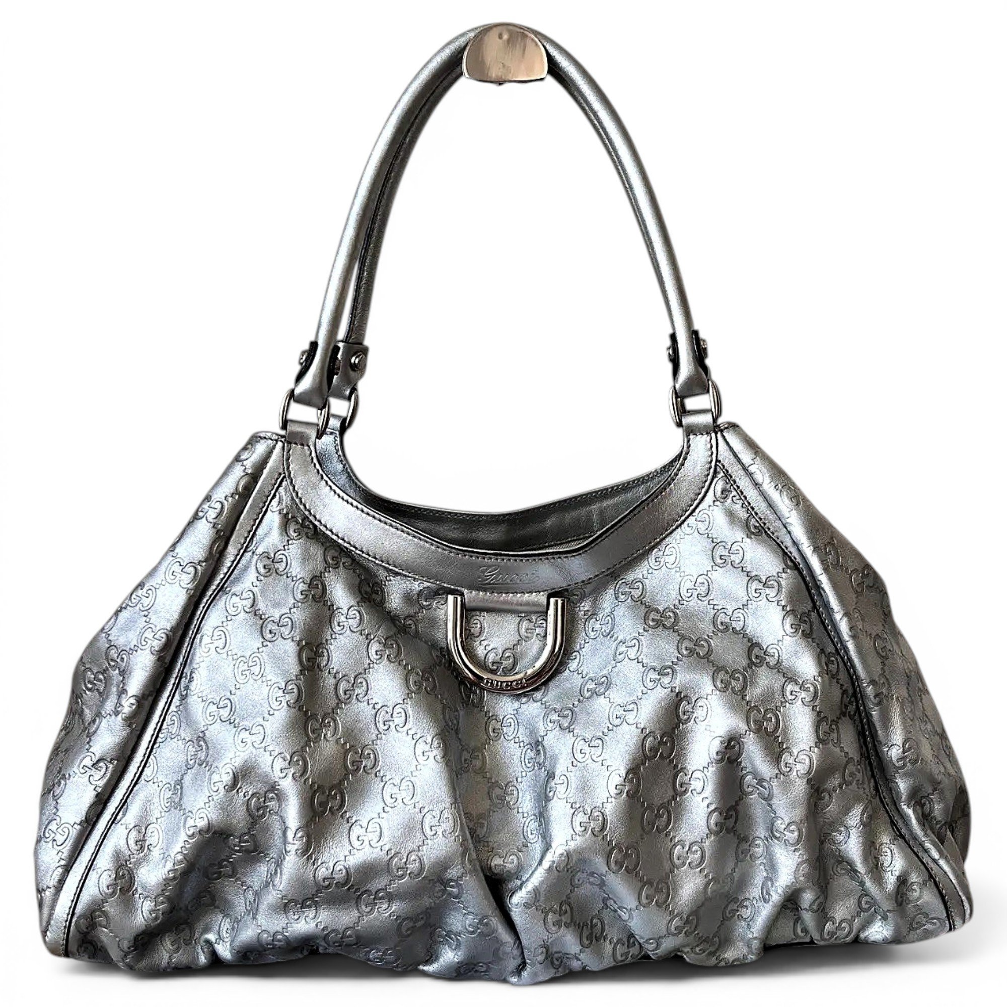 D-Ring leather handbag