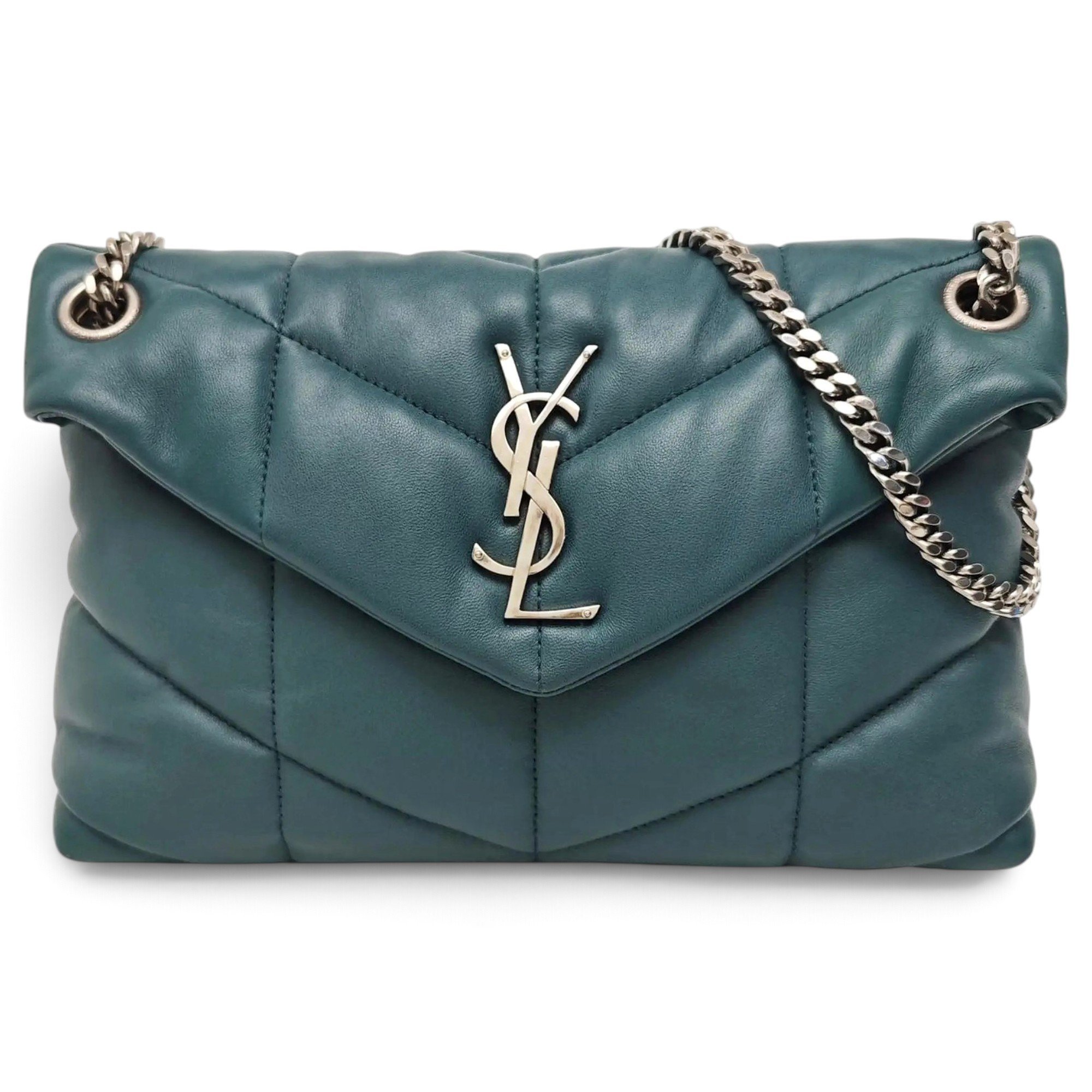 Loulou Puffer leather crossbody bag