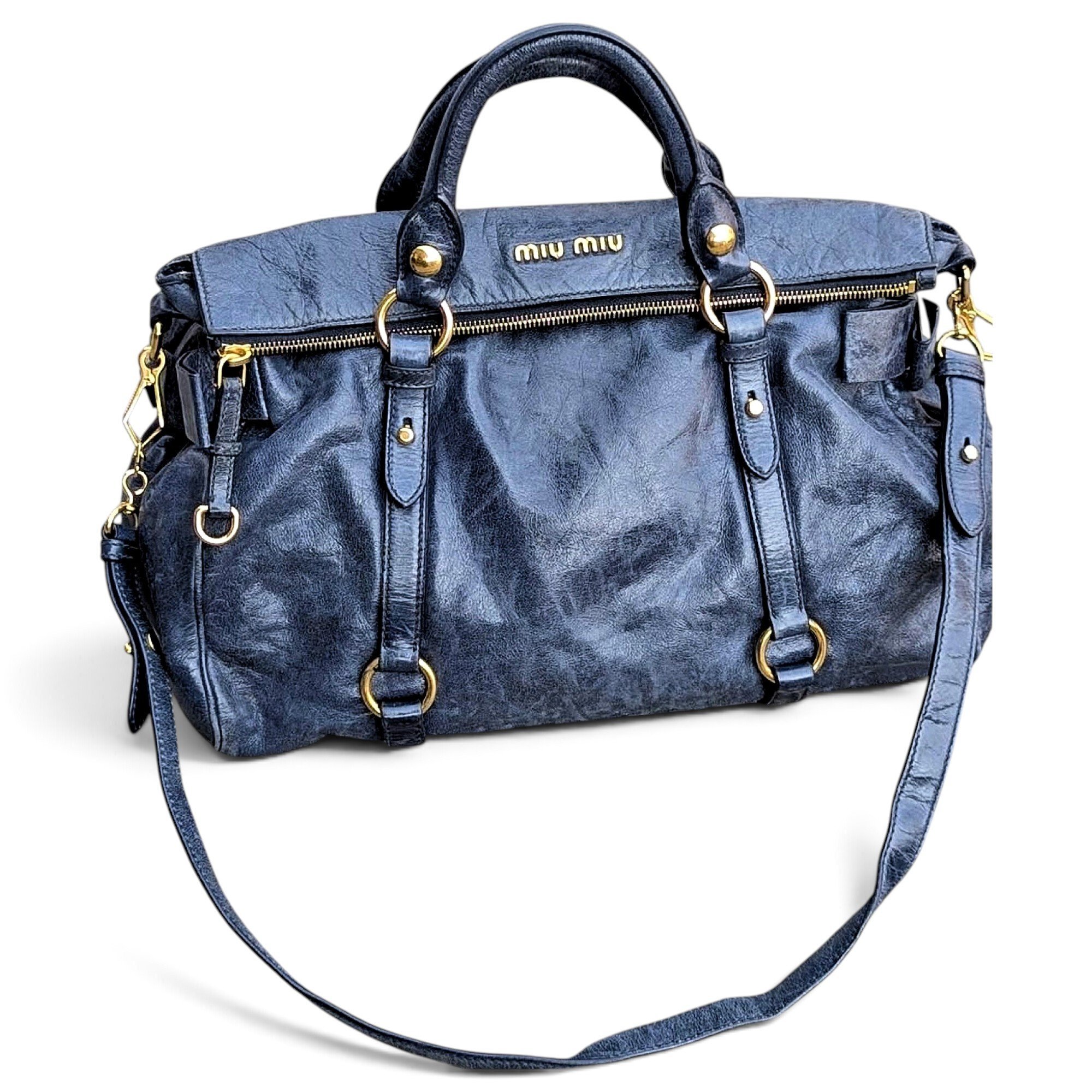 Vitello leather handbag