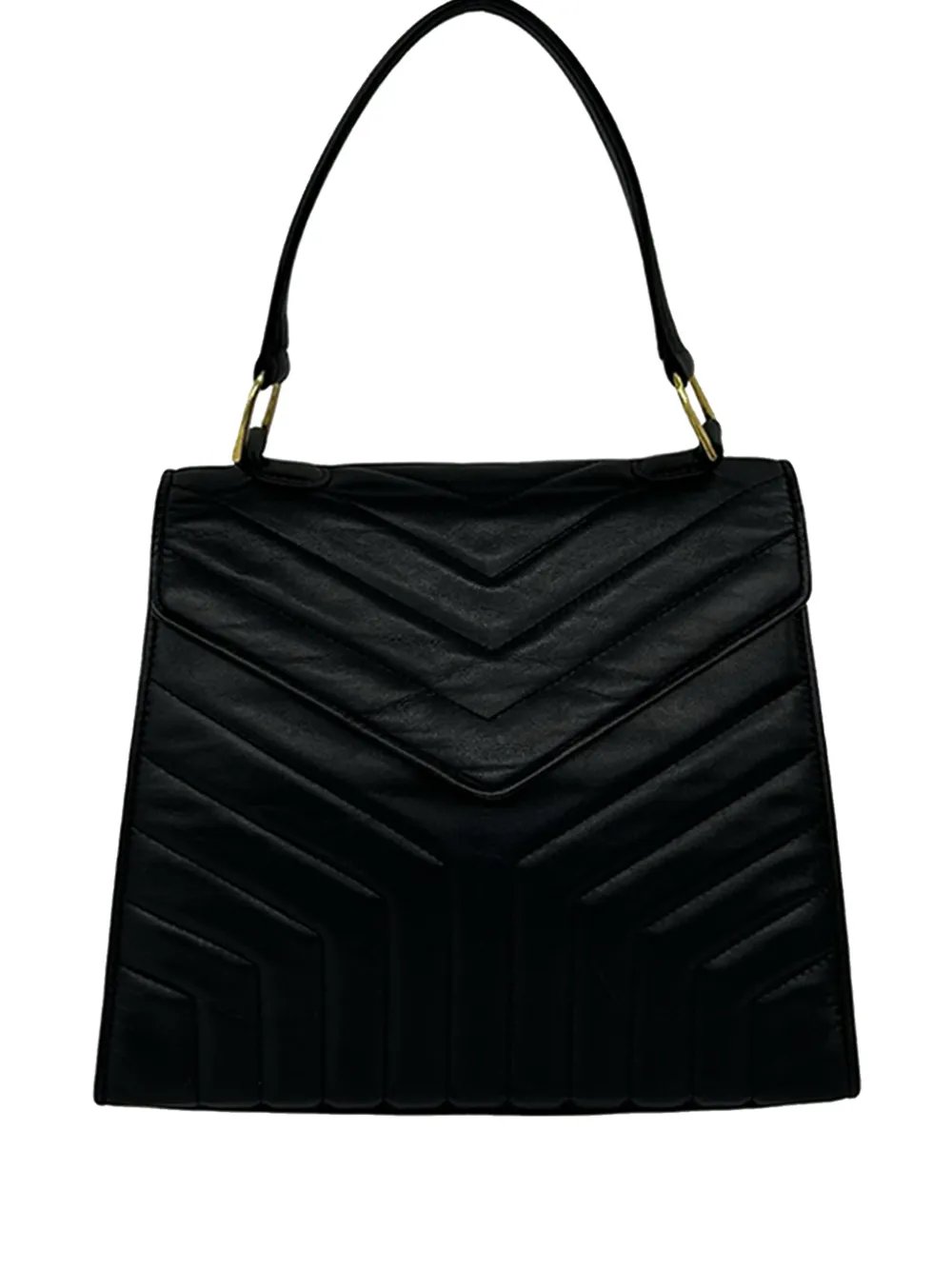 20th Century Chevron Leather handbag