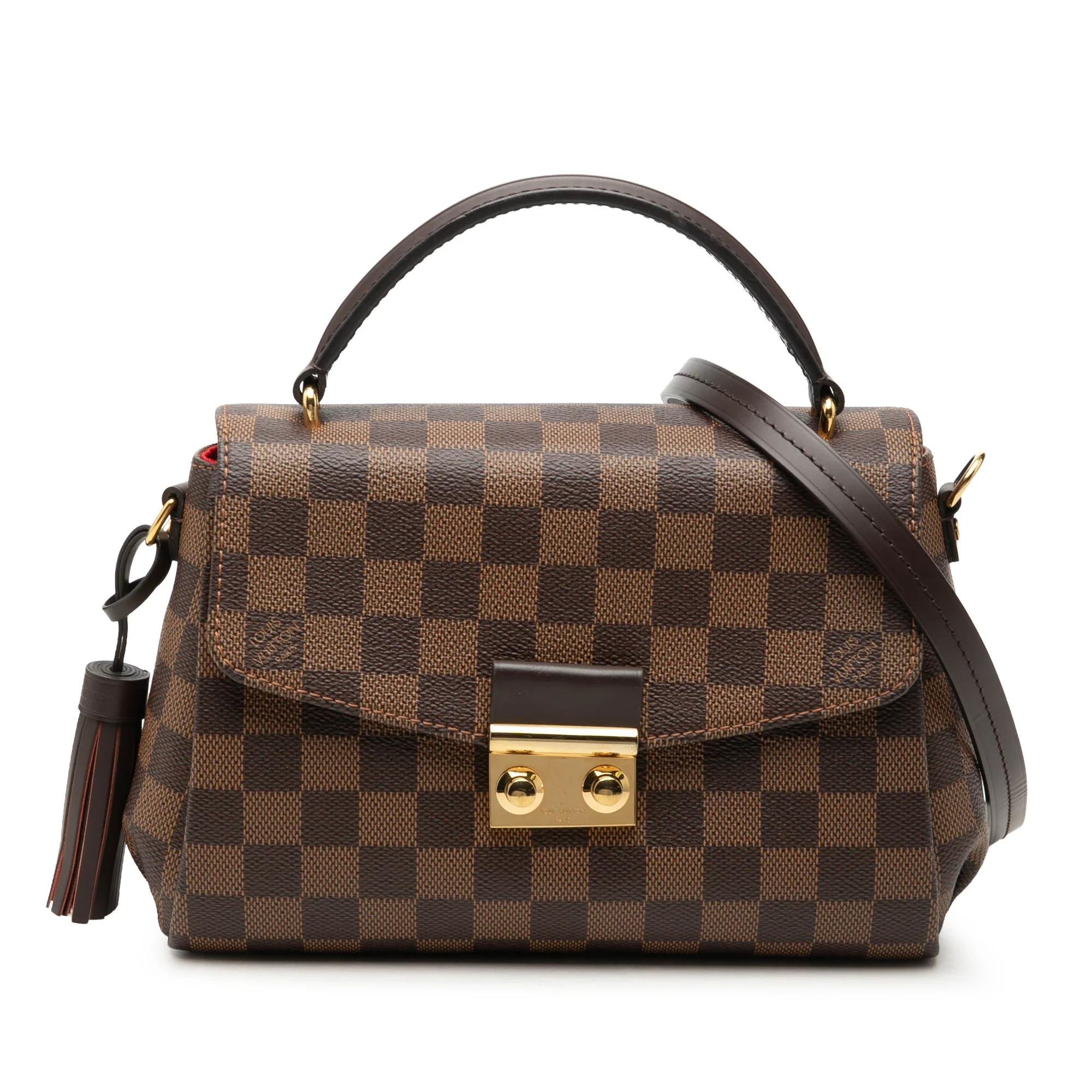 Croisette leather satchel