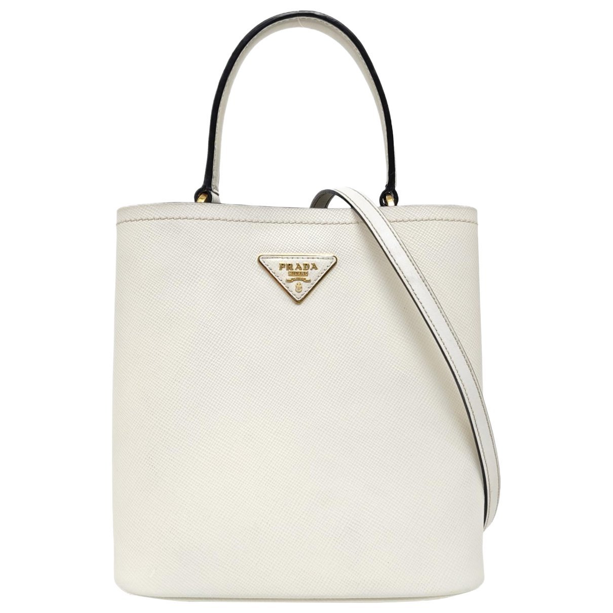 Panier leather handbag