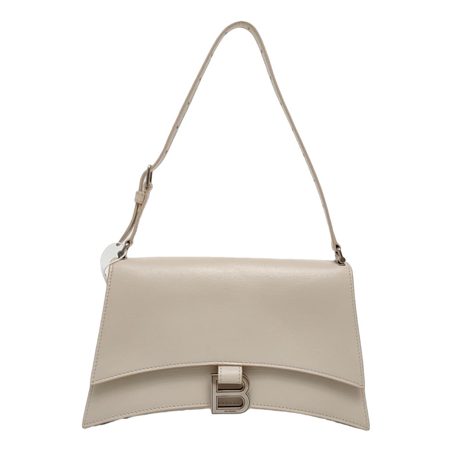 Crush leather handbag