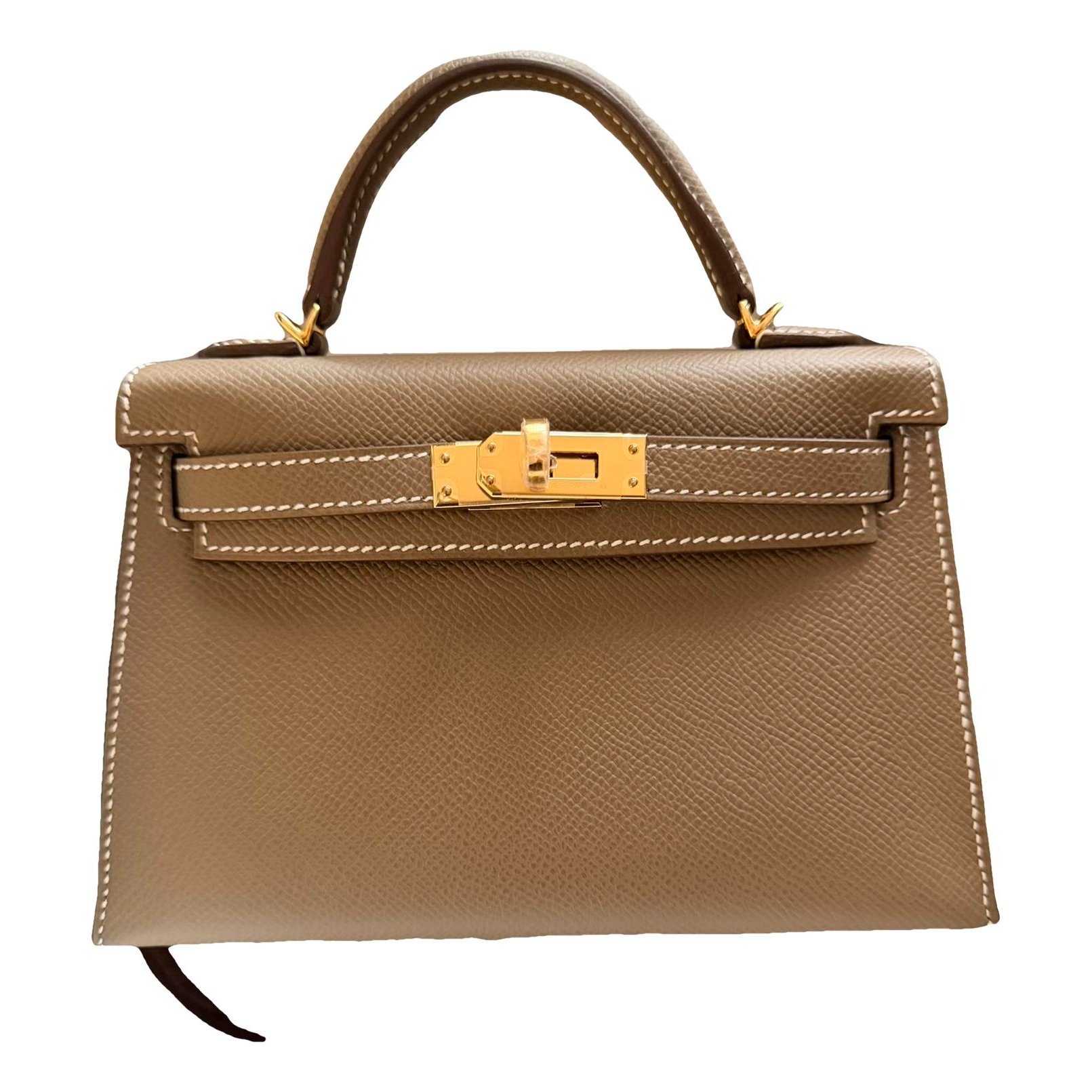 Hermes Kelly Handbag Etoupe 2025